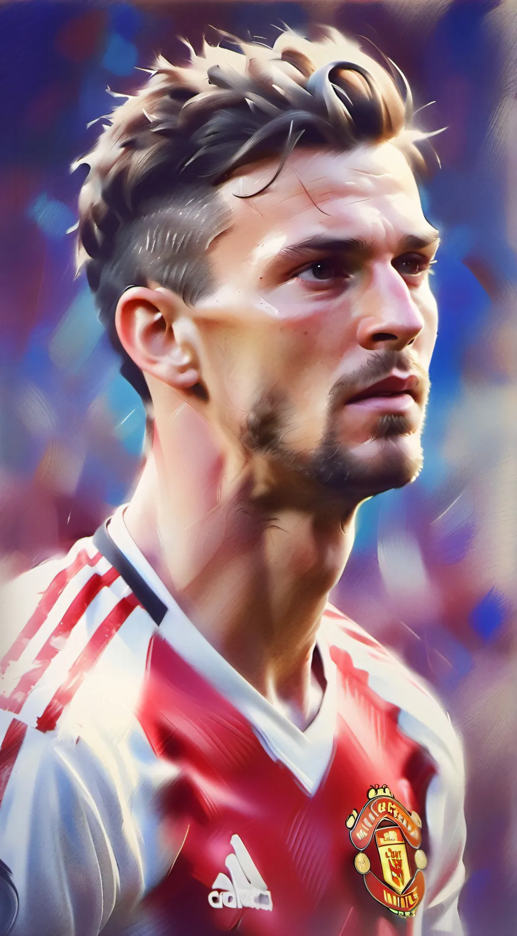 ai character: Cristiano Ronakdo background