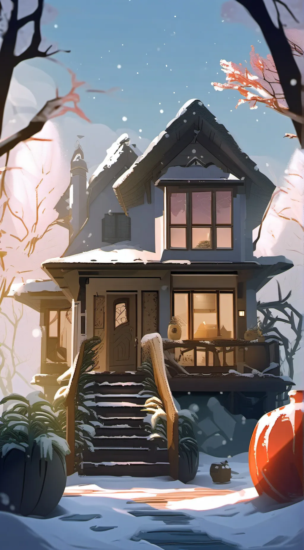 ai character: bakugo's house background