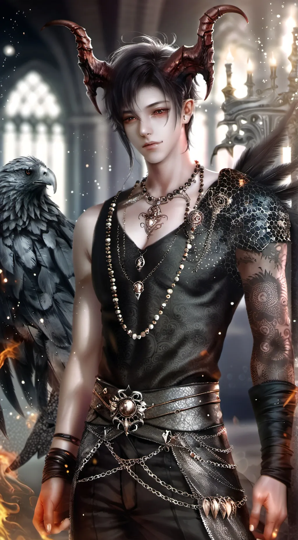 ai character: ~•max•~ background