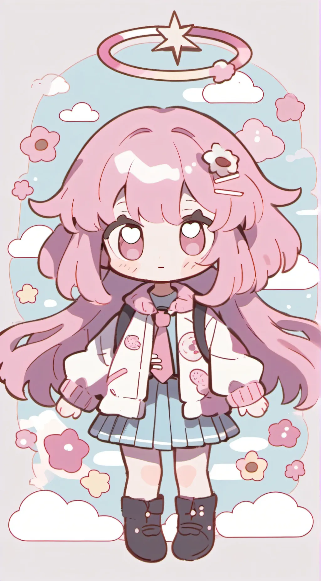 ai character: fallen angel x mha background