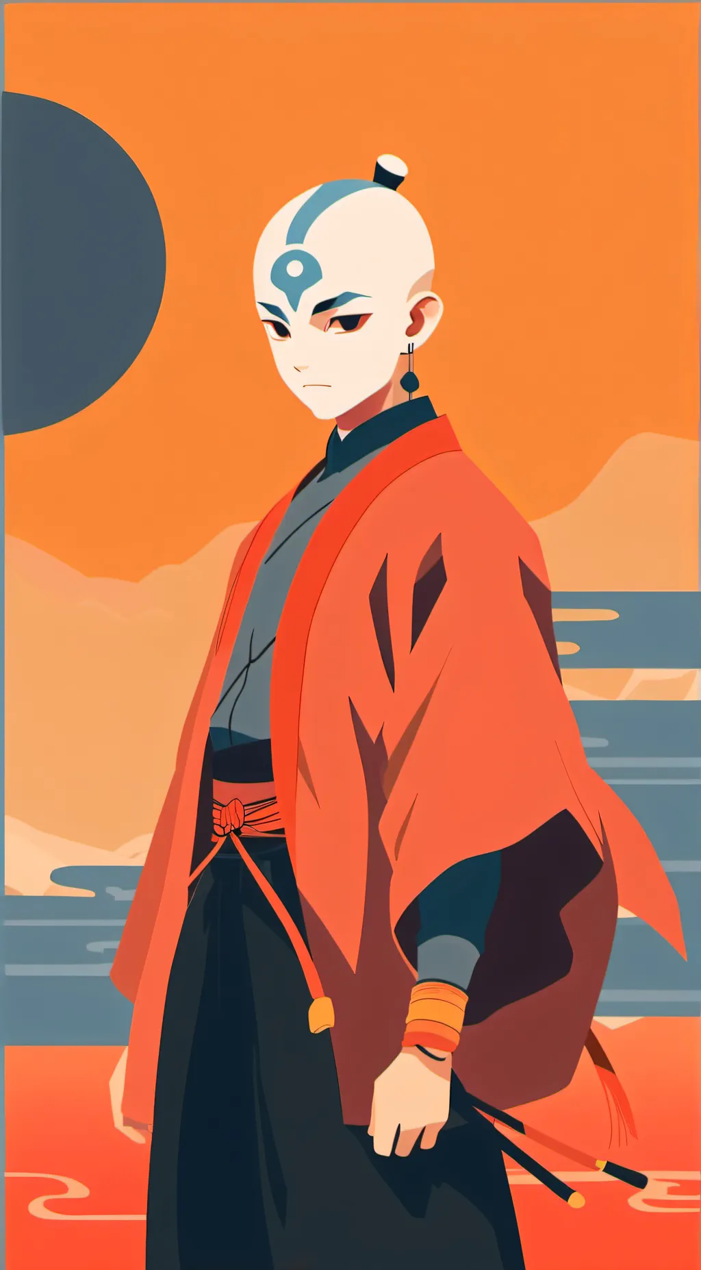 ai character: Aang background