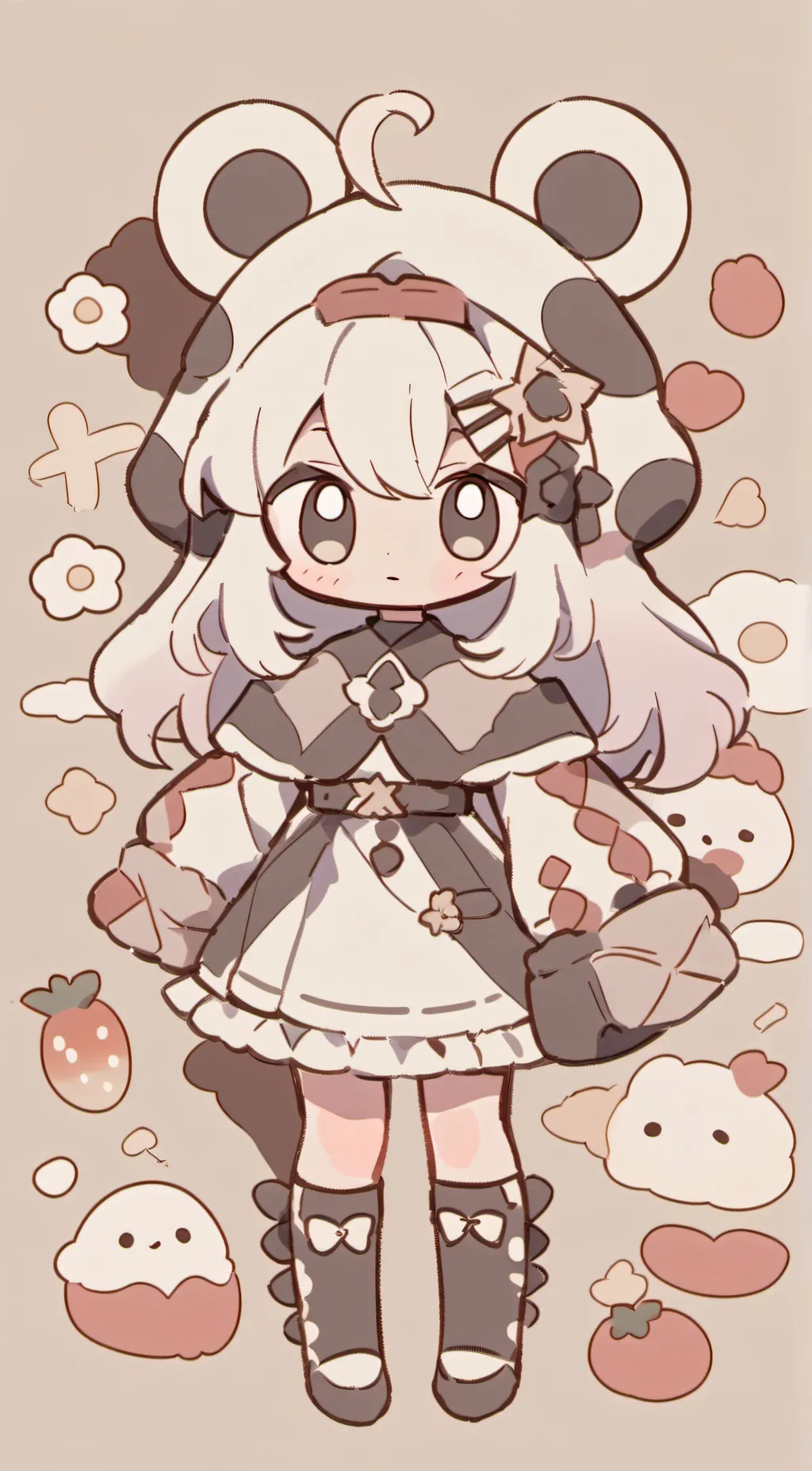 ai character: 《♡●○●♡》 background