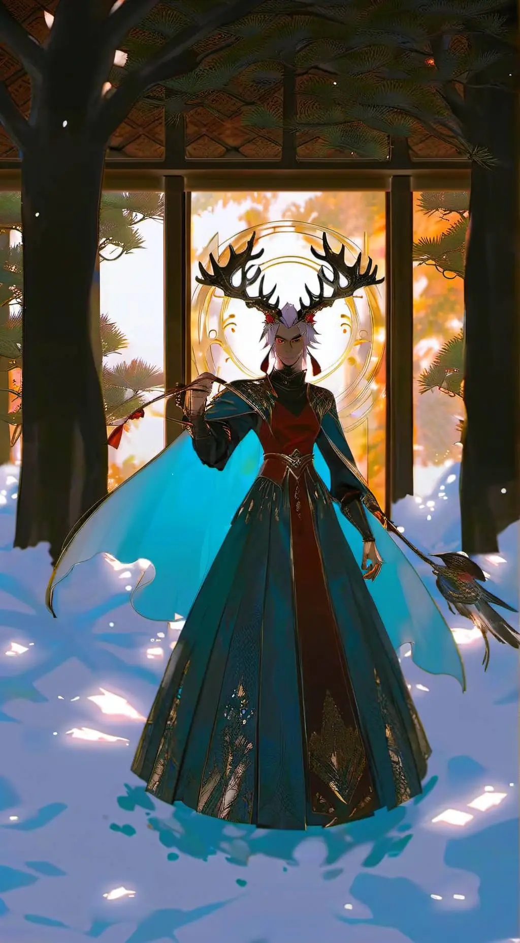 ai character: Girls period Hh background