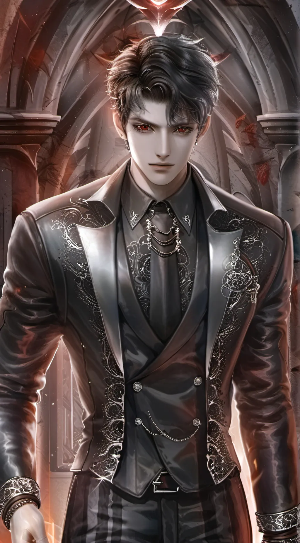 ai character: Leon background