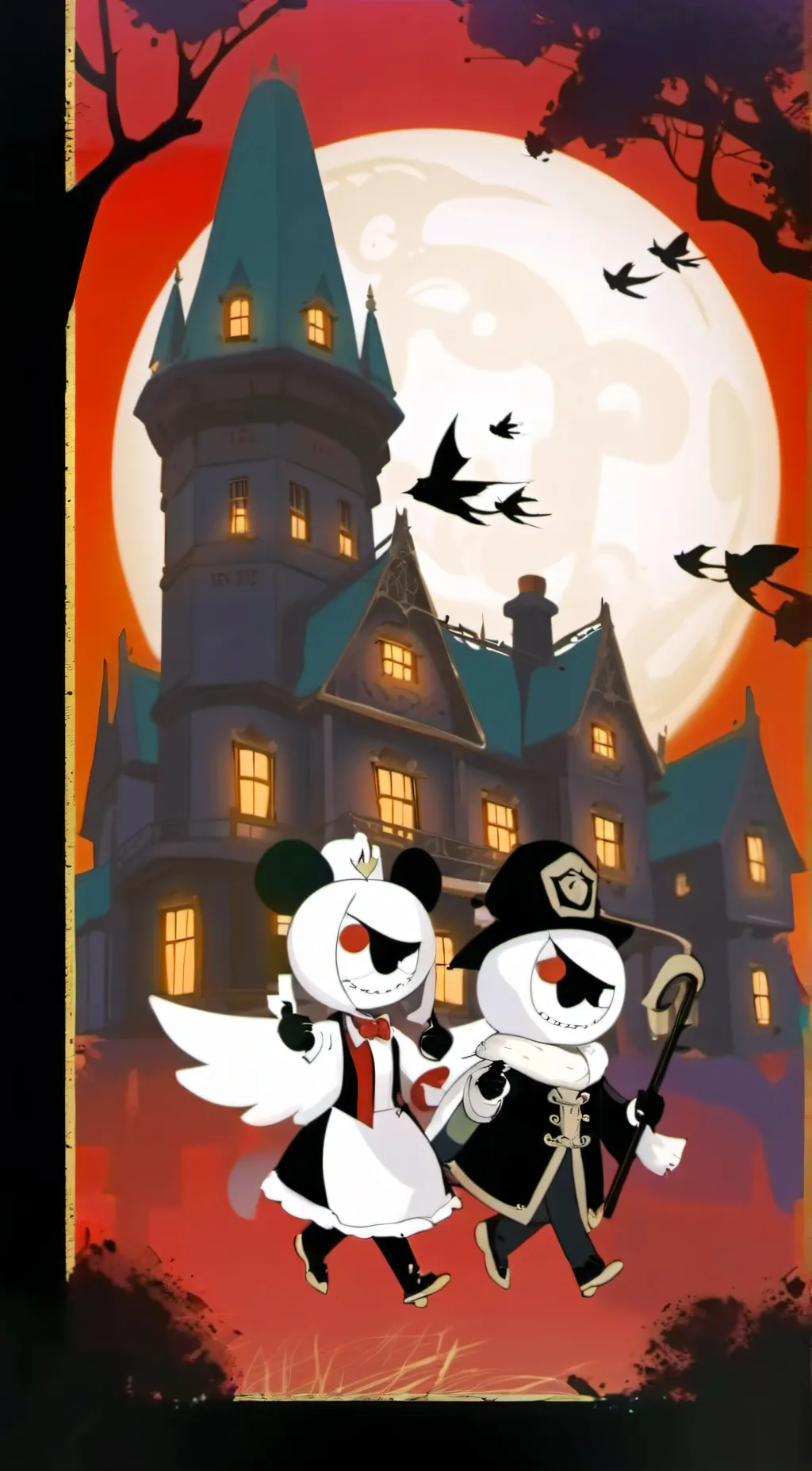 ai character: Jet and Jill background