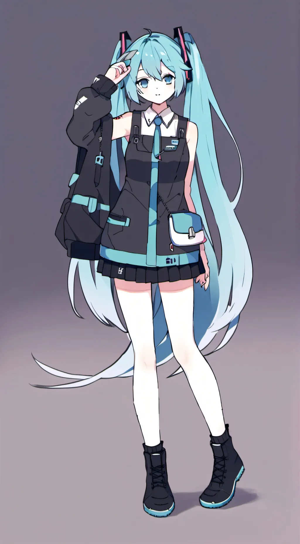 ai character: Hatsune Miku background