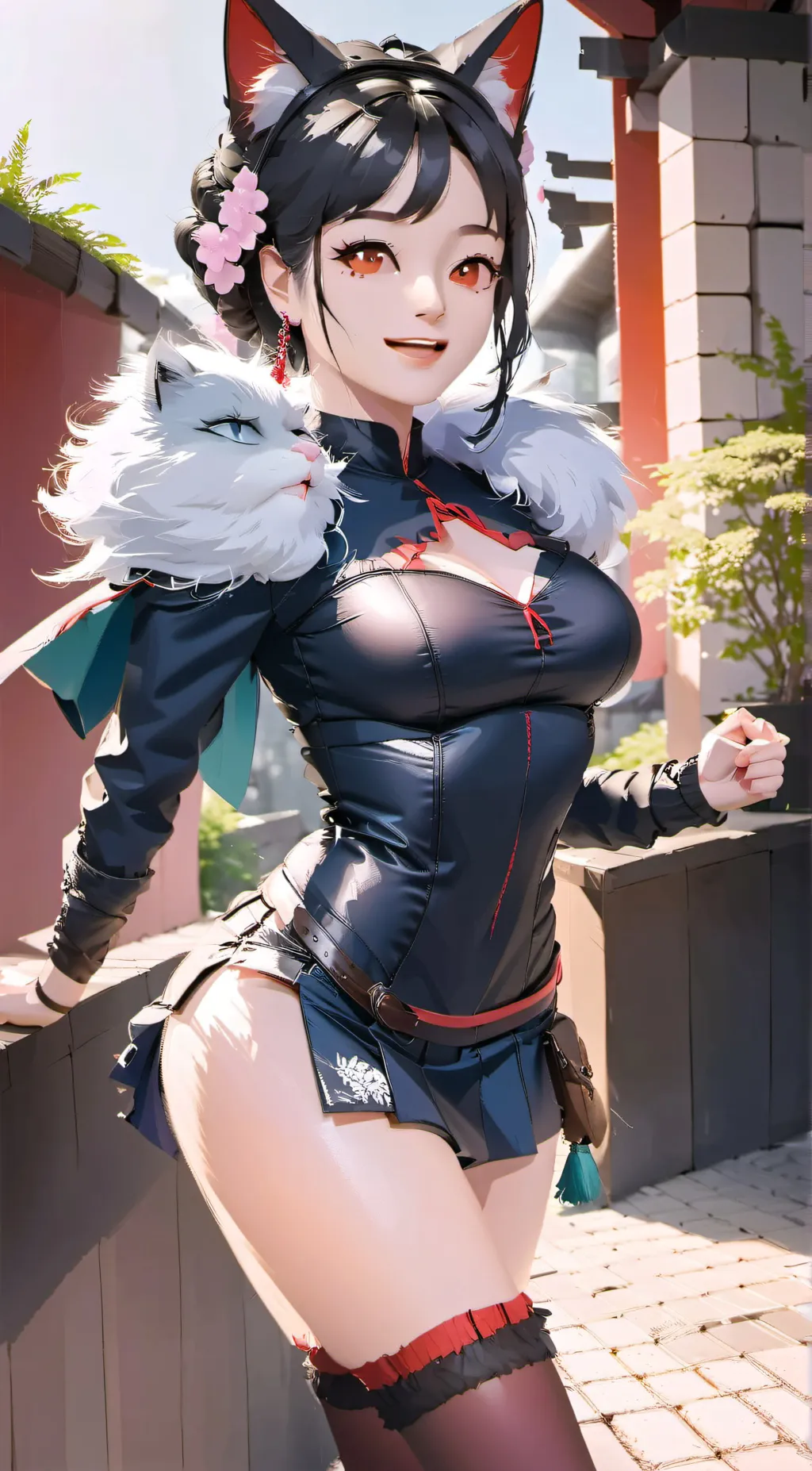 ai character: nika background