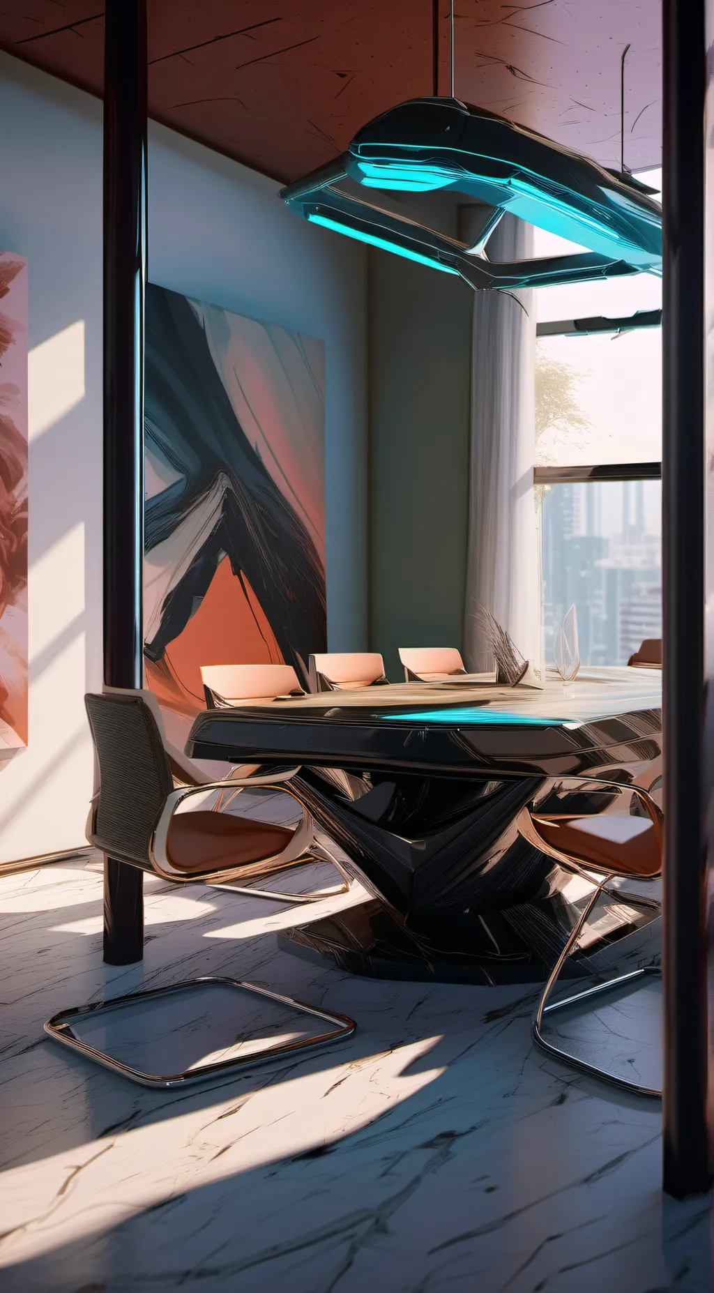 ai character: Overlord meeting background