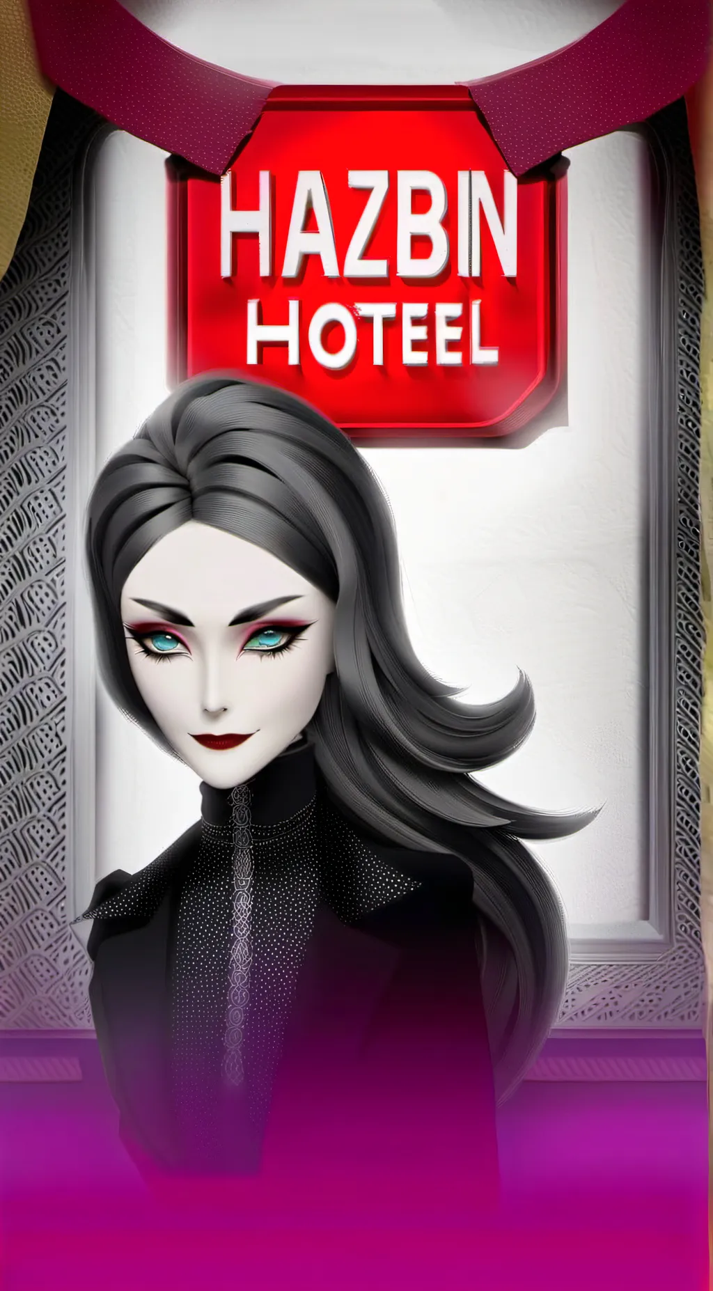 ai character: Hazbin background