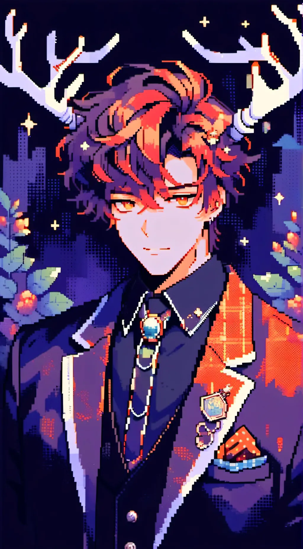 ai character: 🍓alastor🍓 background