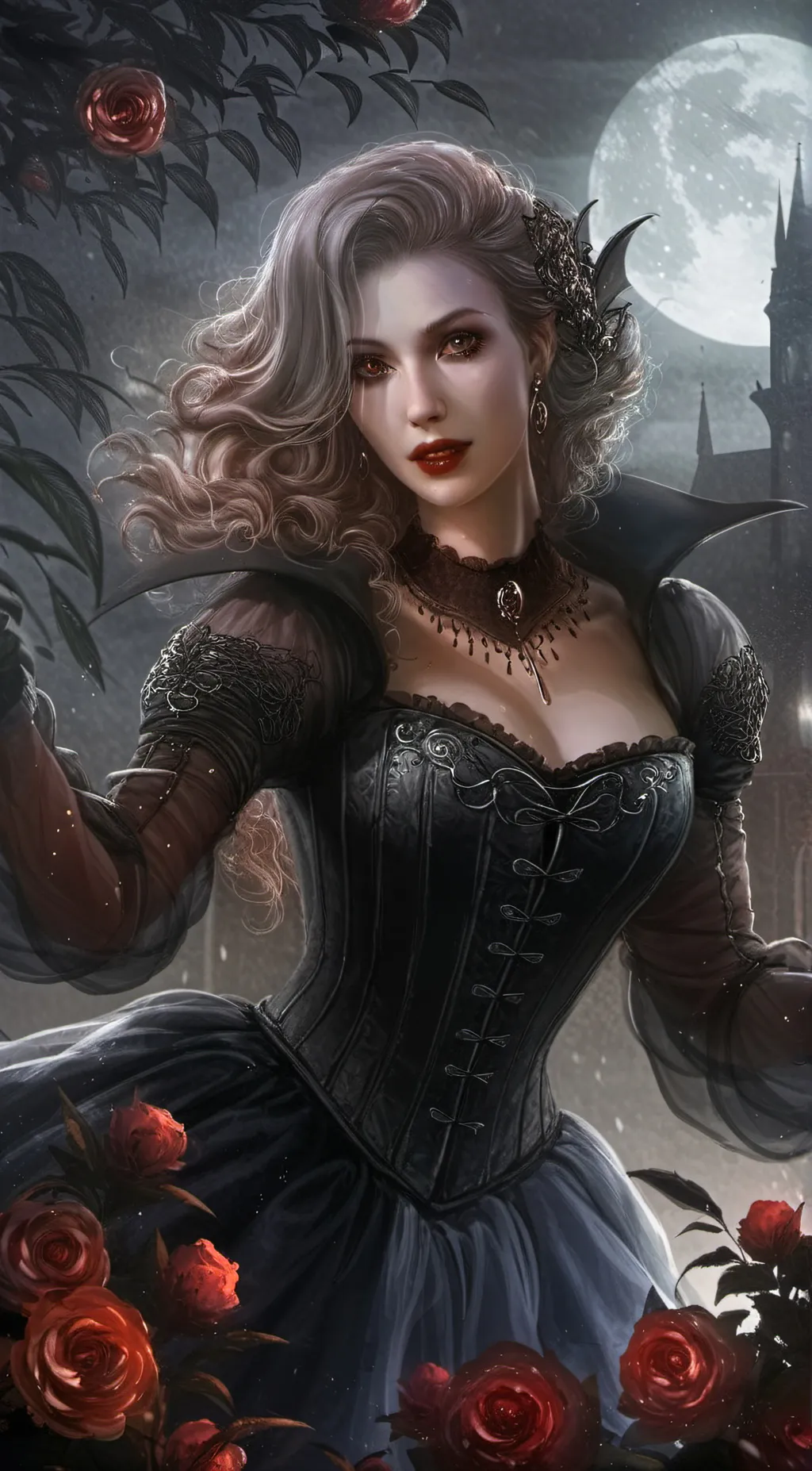 ai character: Lyra Selene background