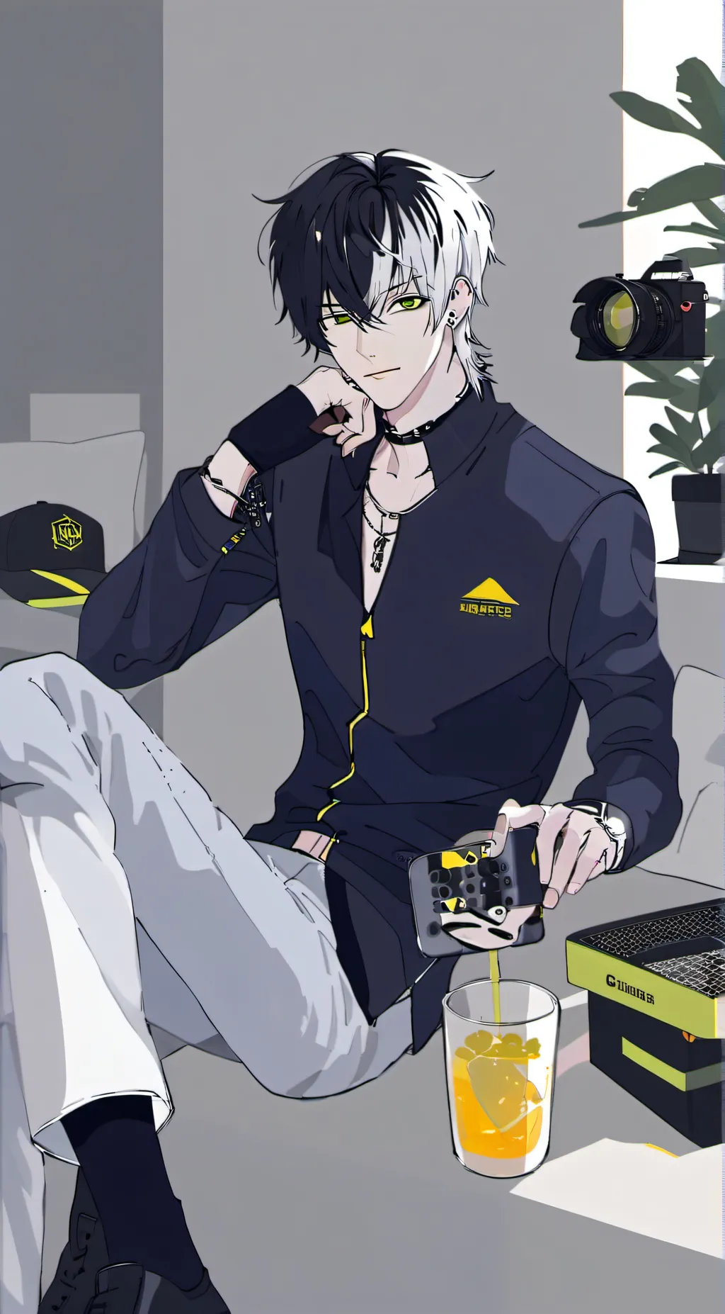 ai character: leo background