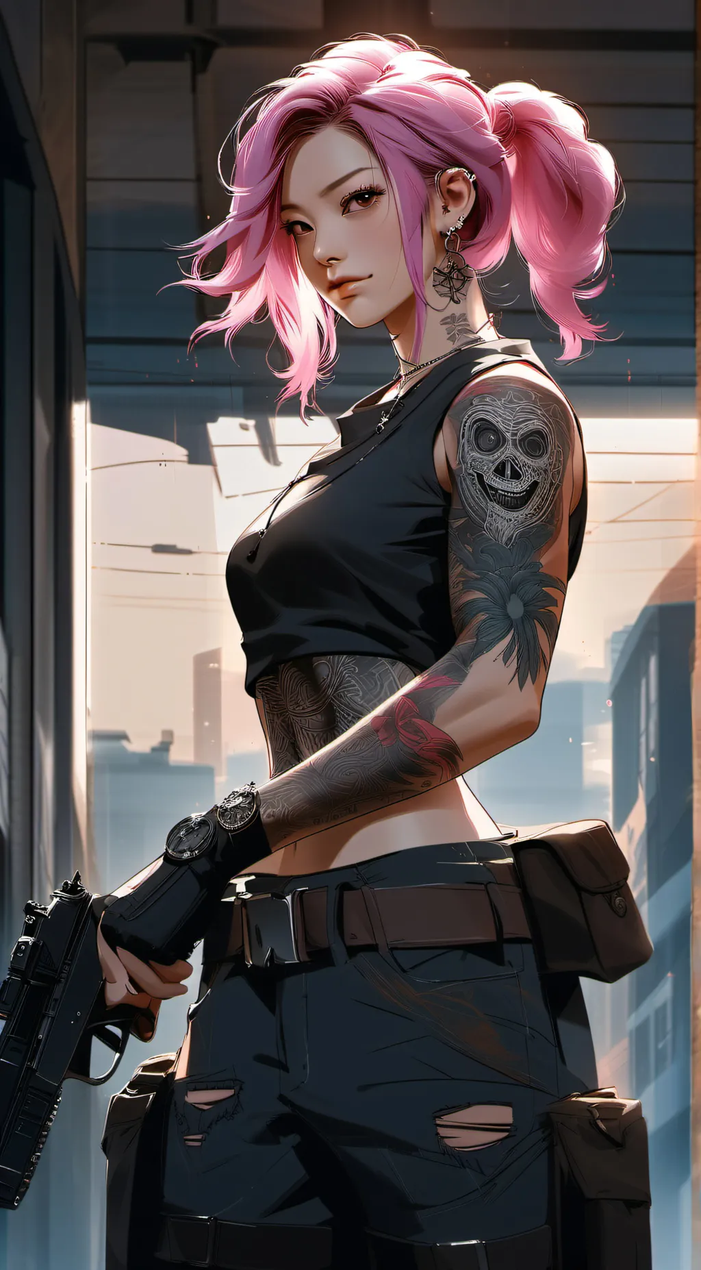 ai character: Farah background