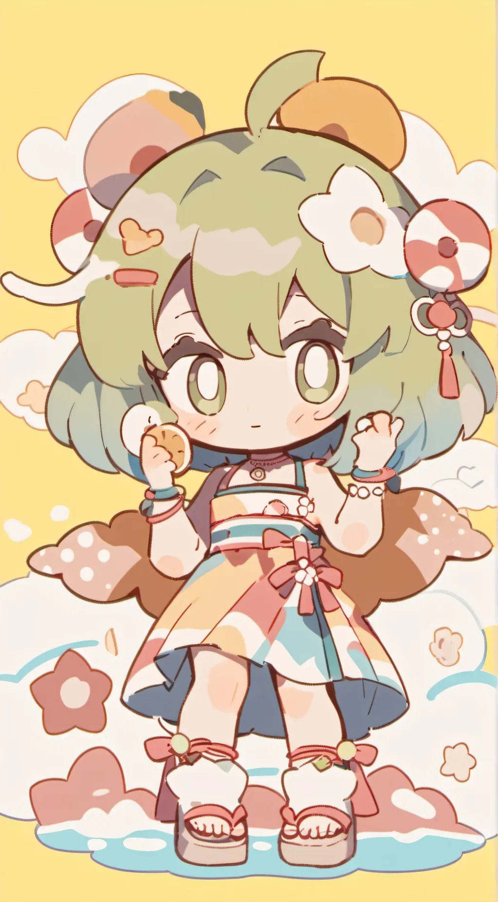 ai character: giant background