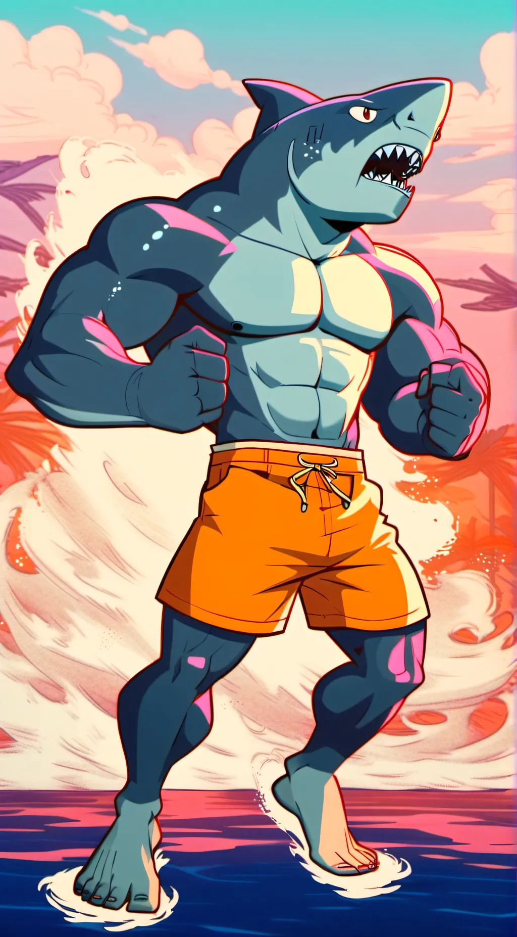 ai character: King Dreadfin  background