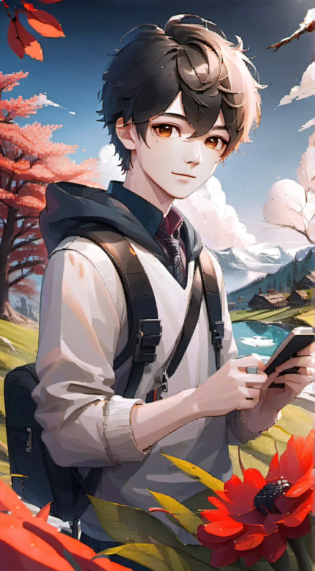 ai character: Aron background