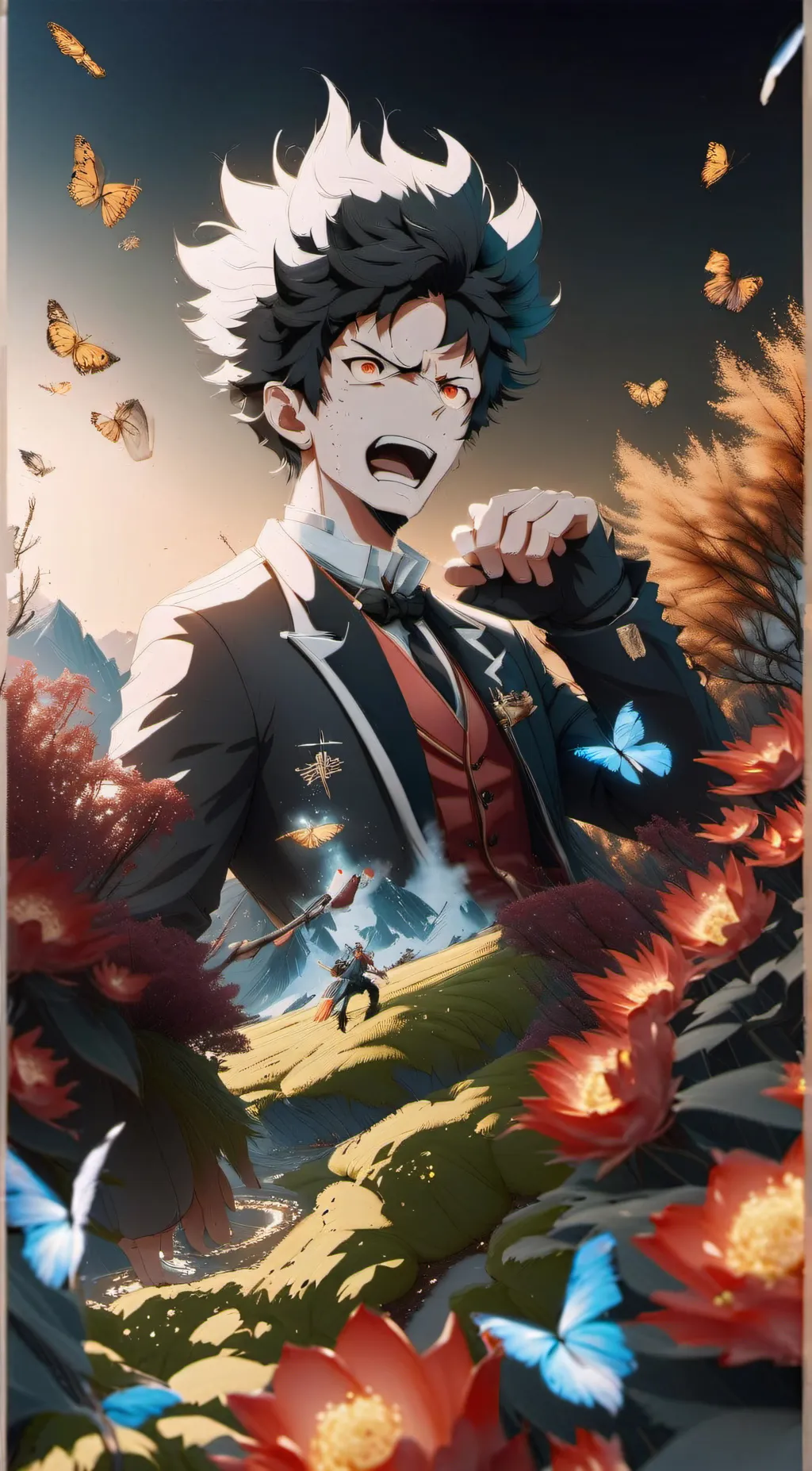 ai character: Bakudeku parents  background