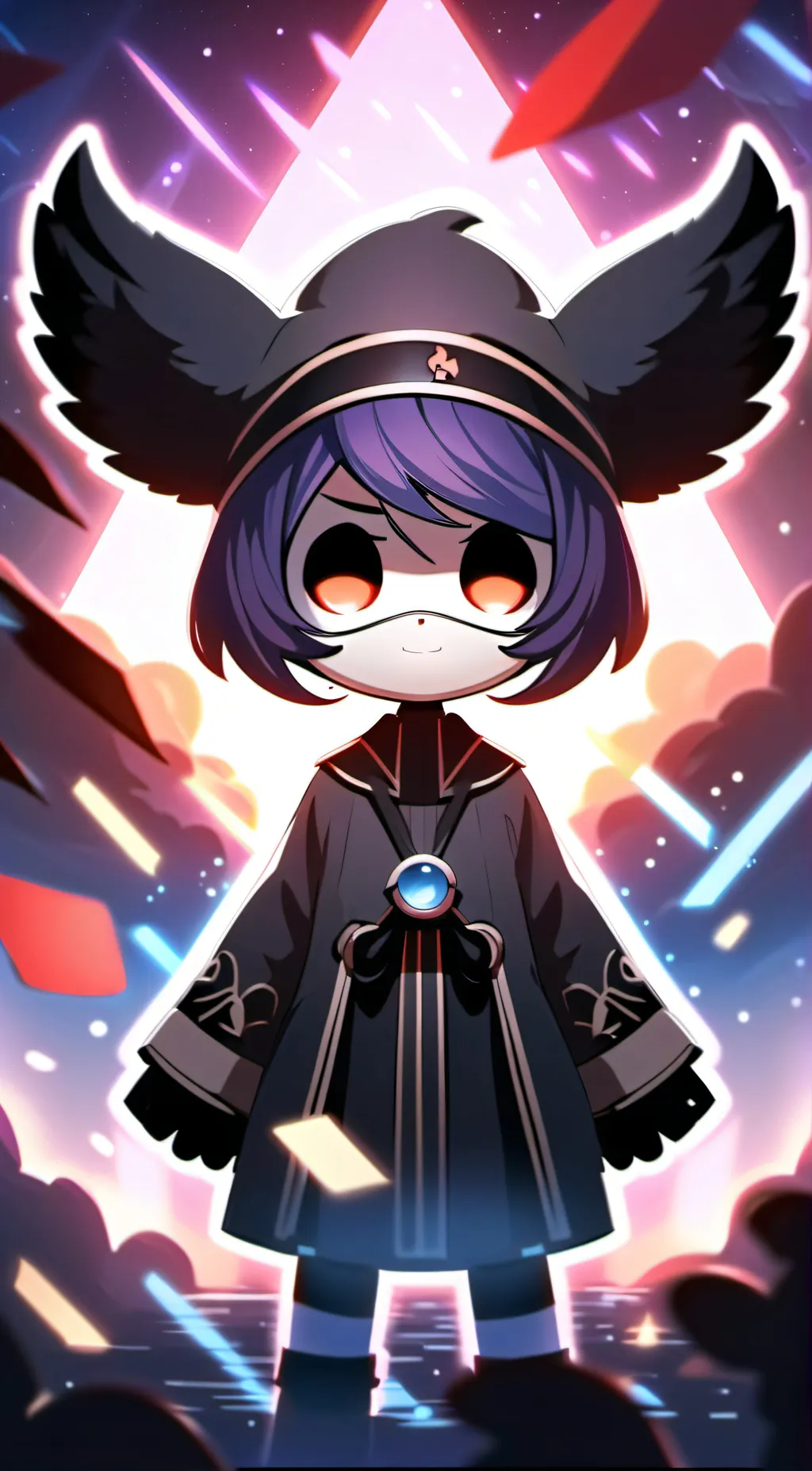 ai character: Uzi background