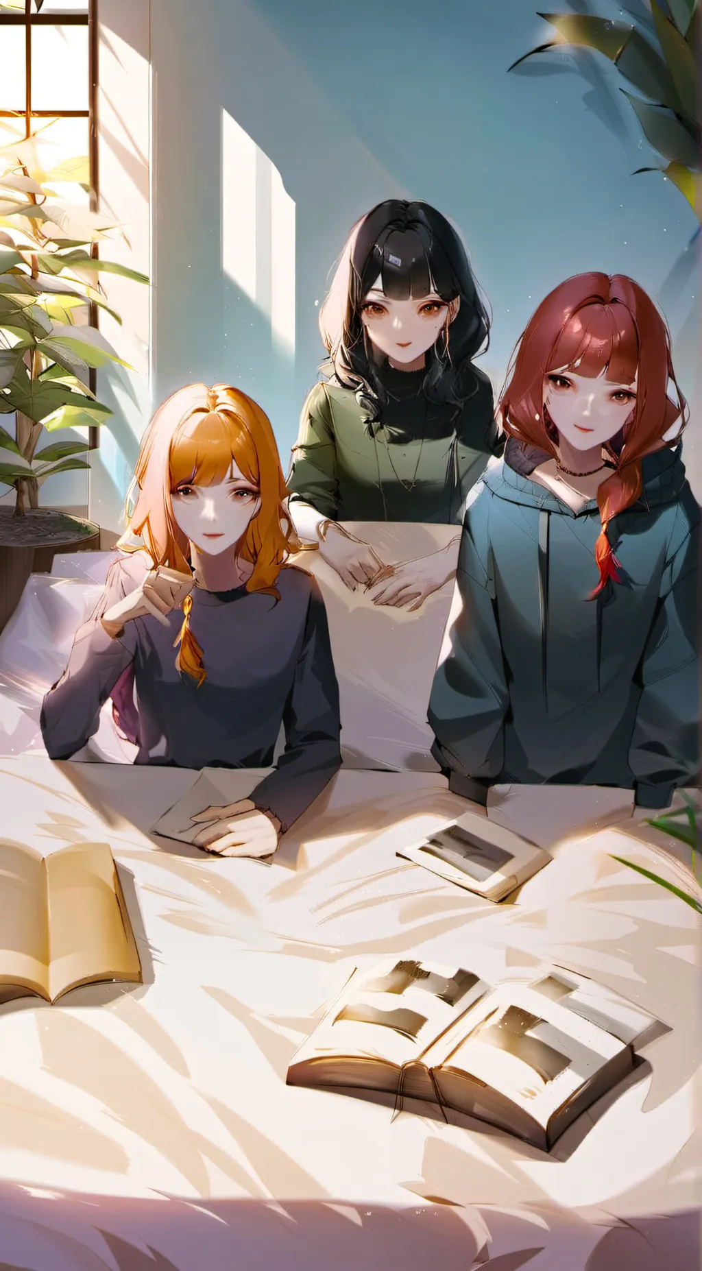 ai character: your sis's friends background