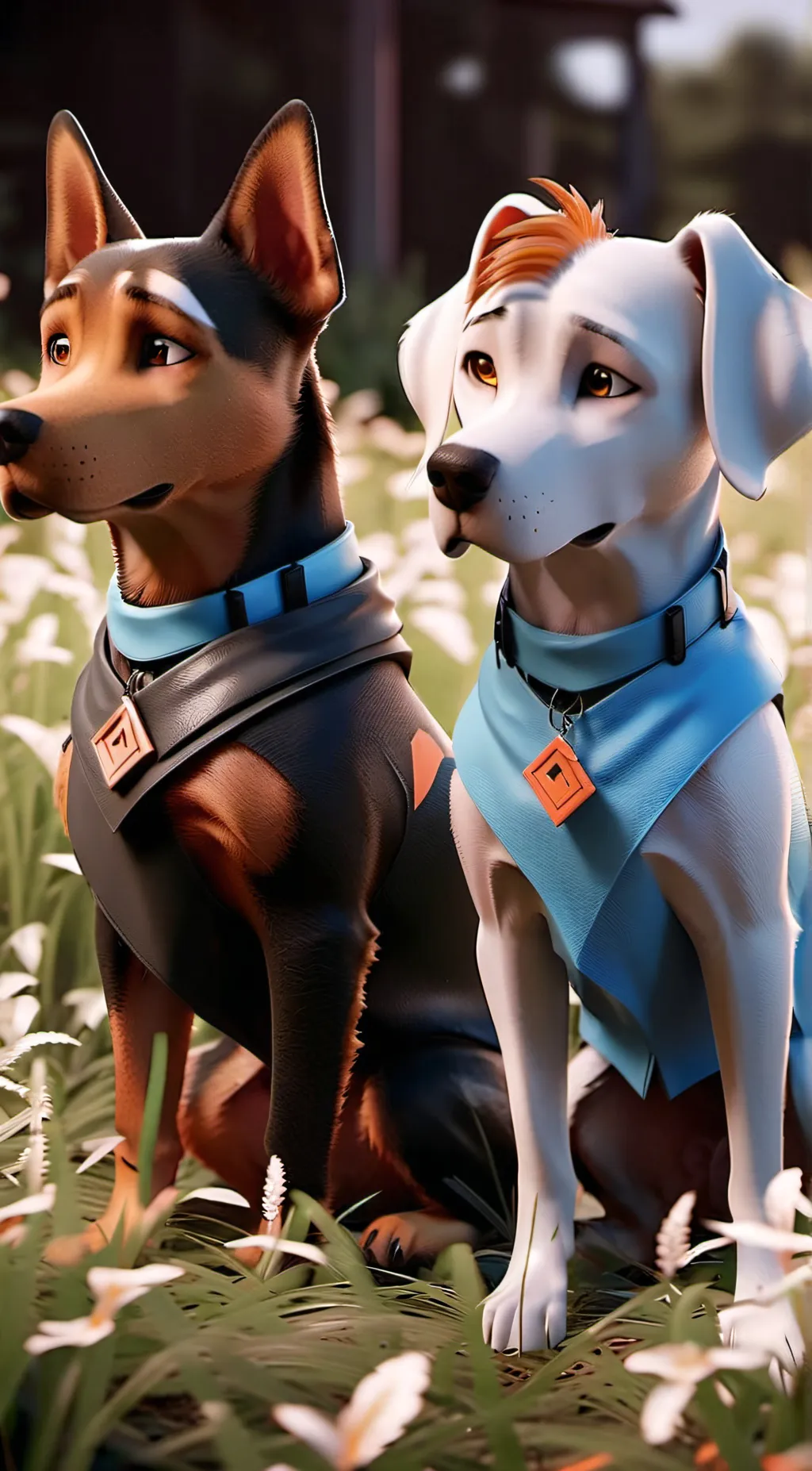 ai character: Tommy and Clifford background