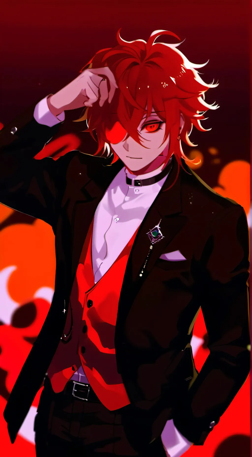 ai character: Rayy Handsome🔥🔥 background