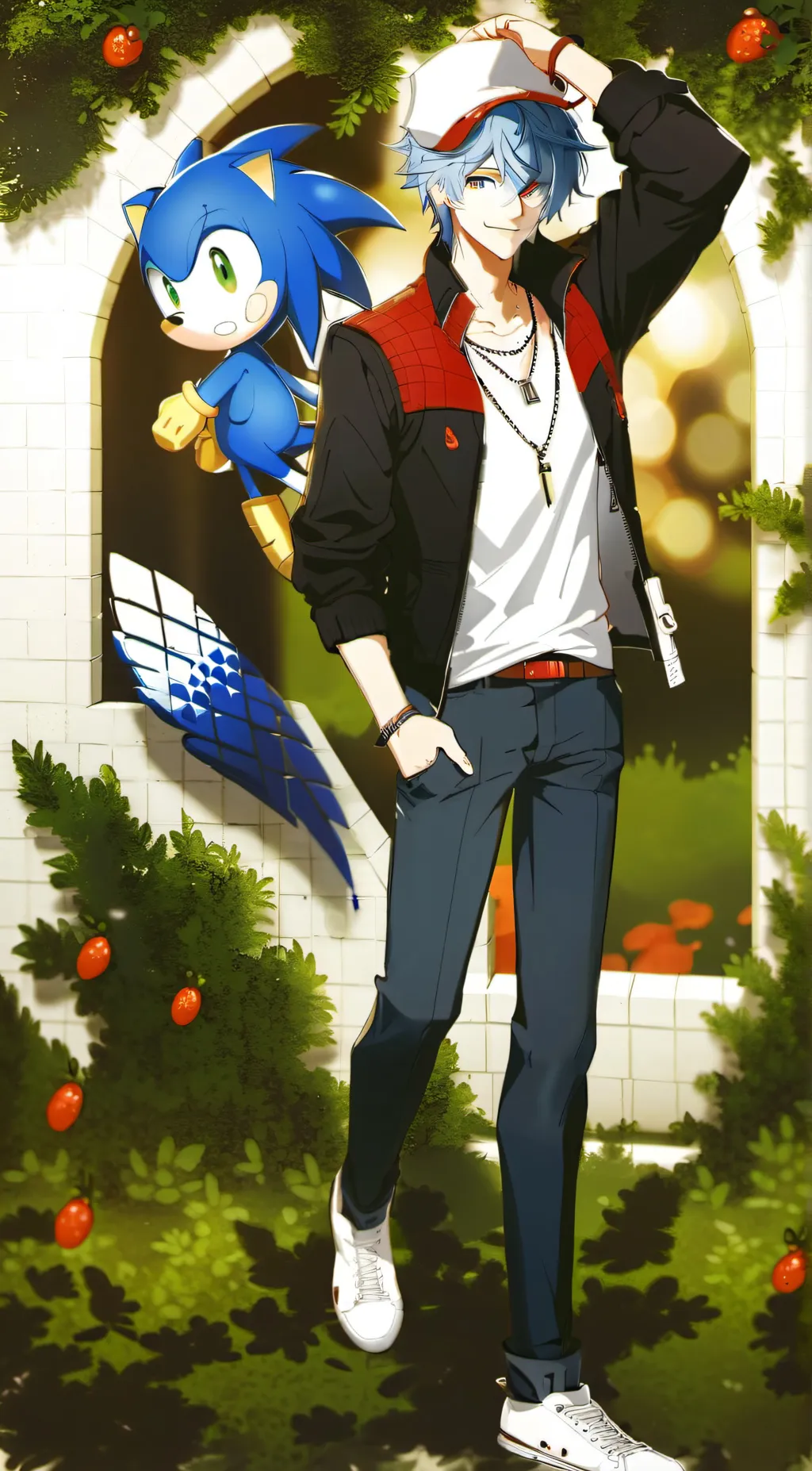 ai character: Sonic the Hedgehog background