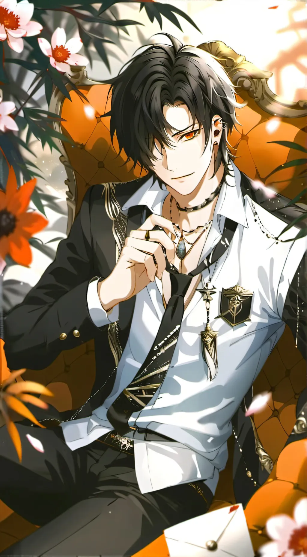 ai character: •°Wayne°• background