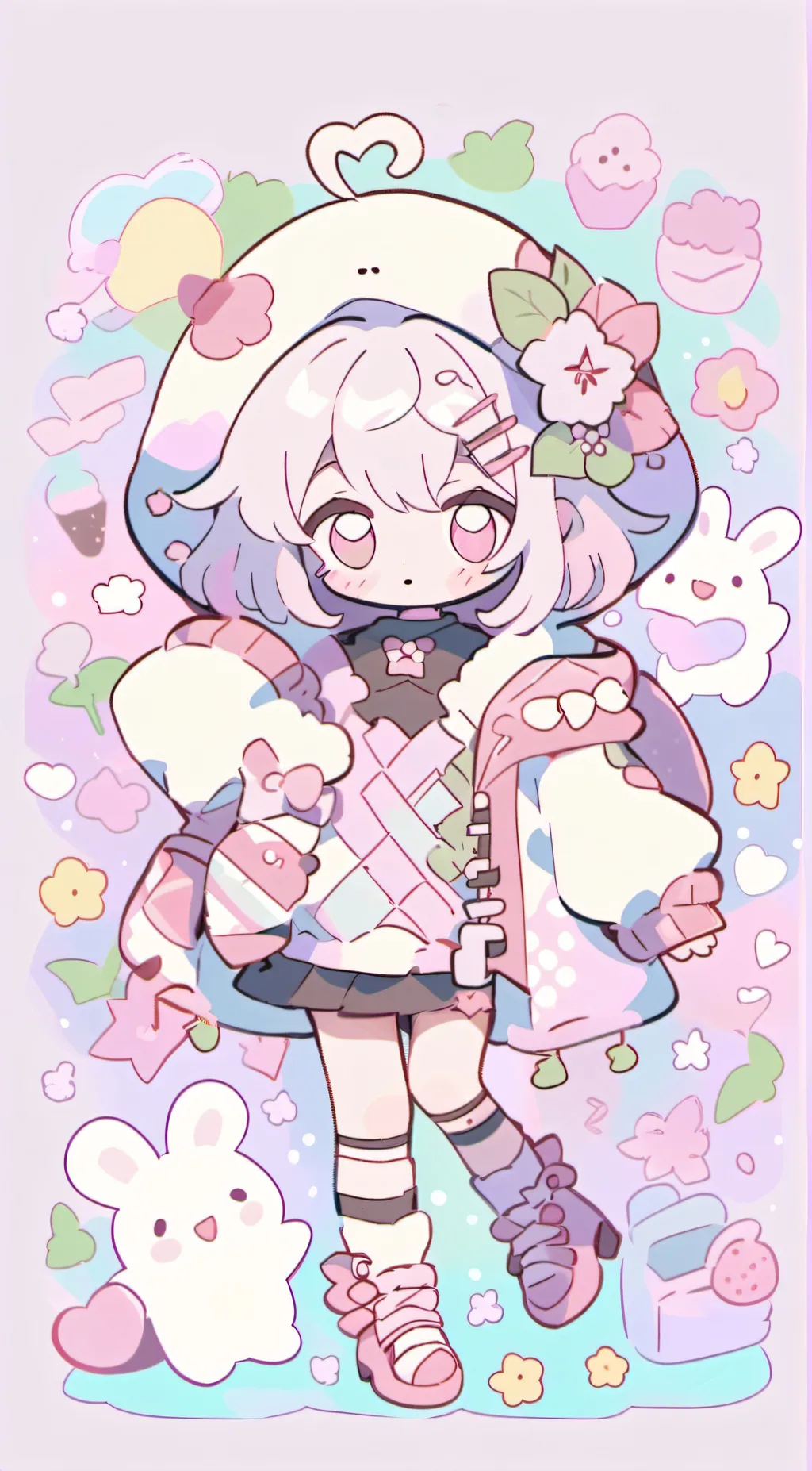 ai character: dog day background