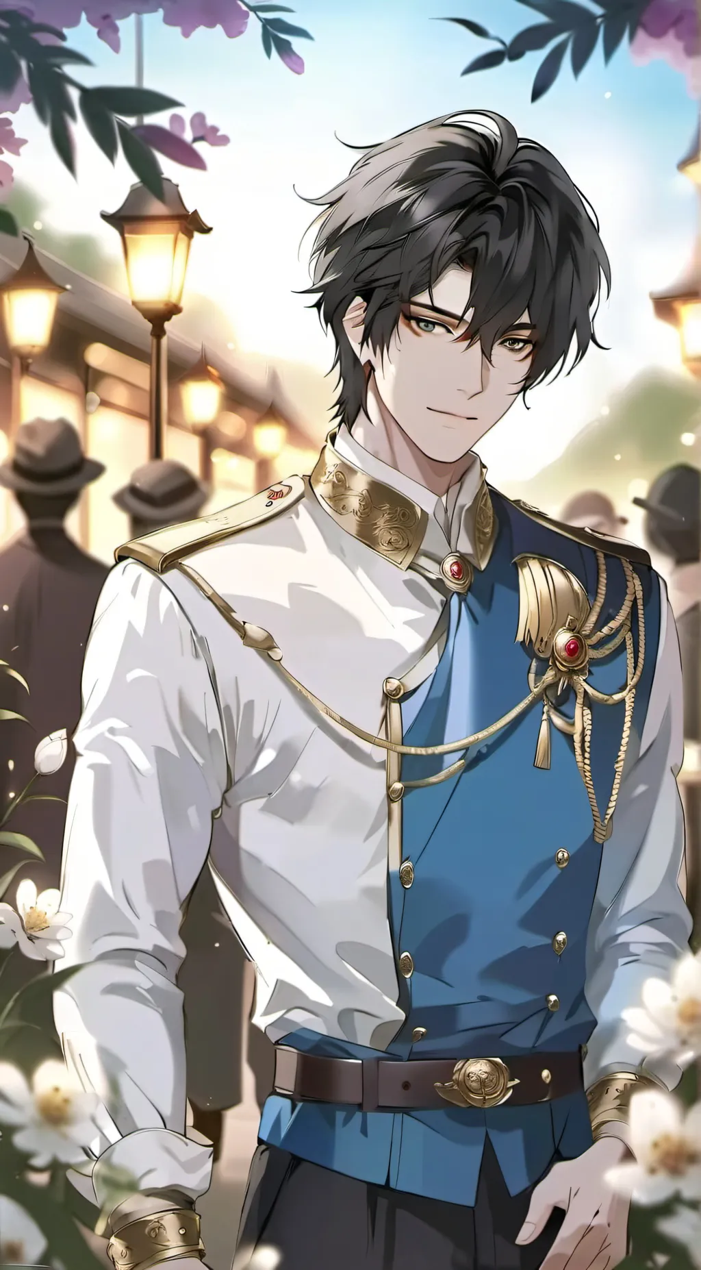 ai character: king Jake  background