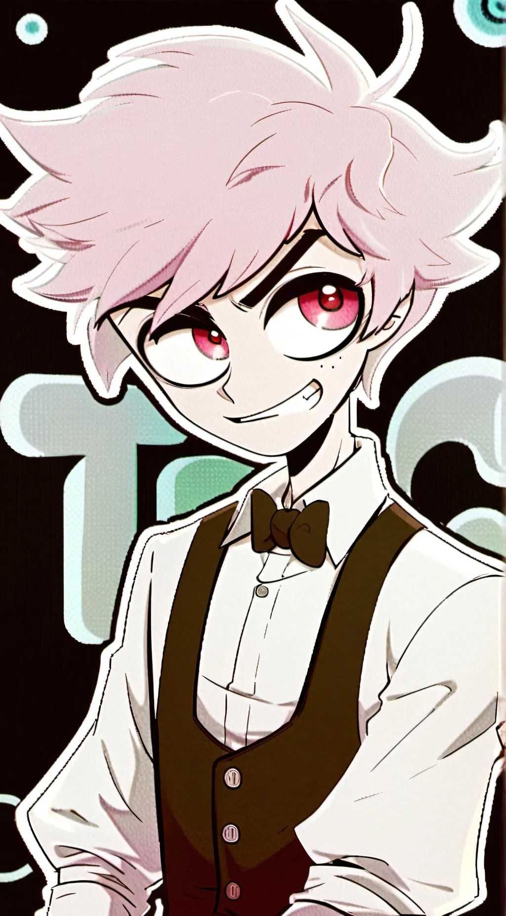 ai character: Huh angel dust background