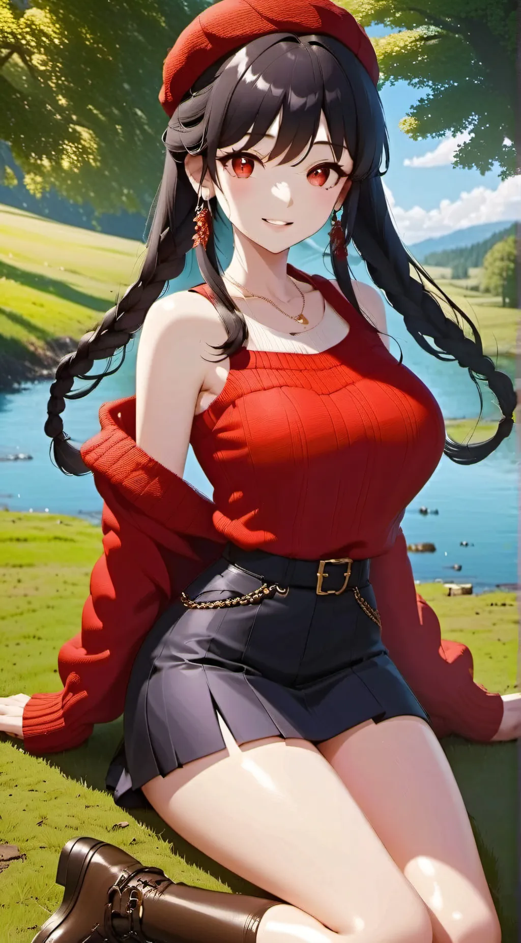 ai character: Yor  background