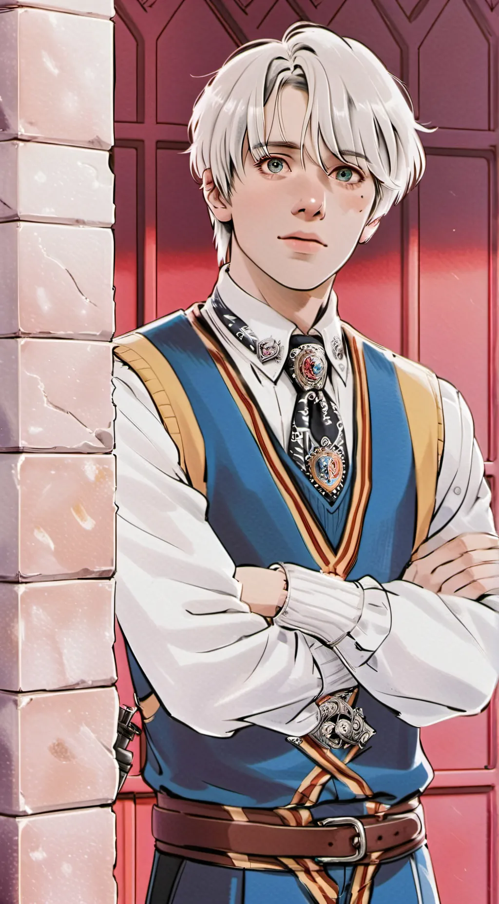 ai character: Draco Malfoy  background