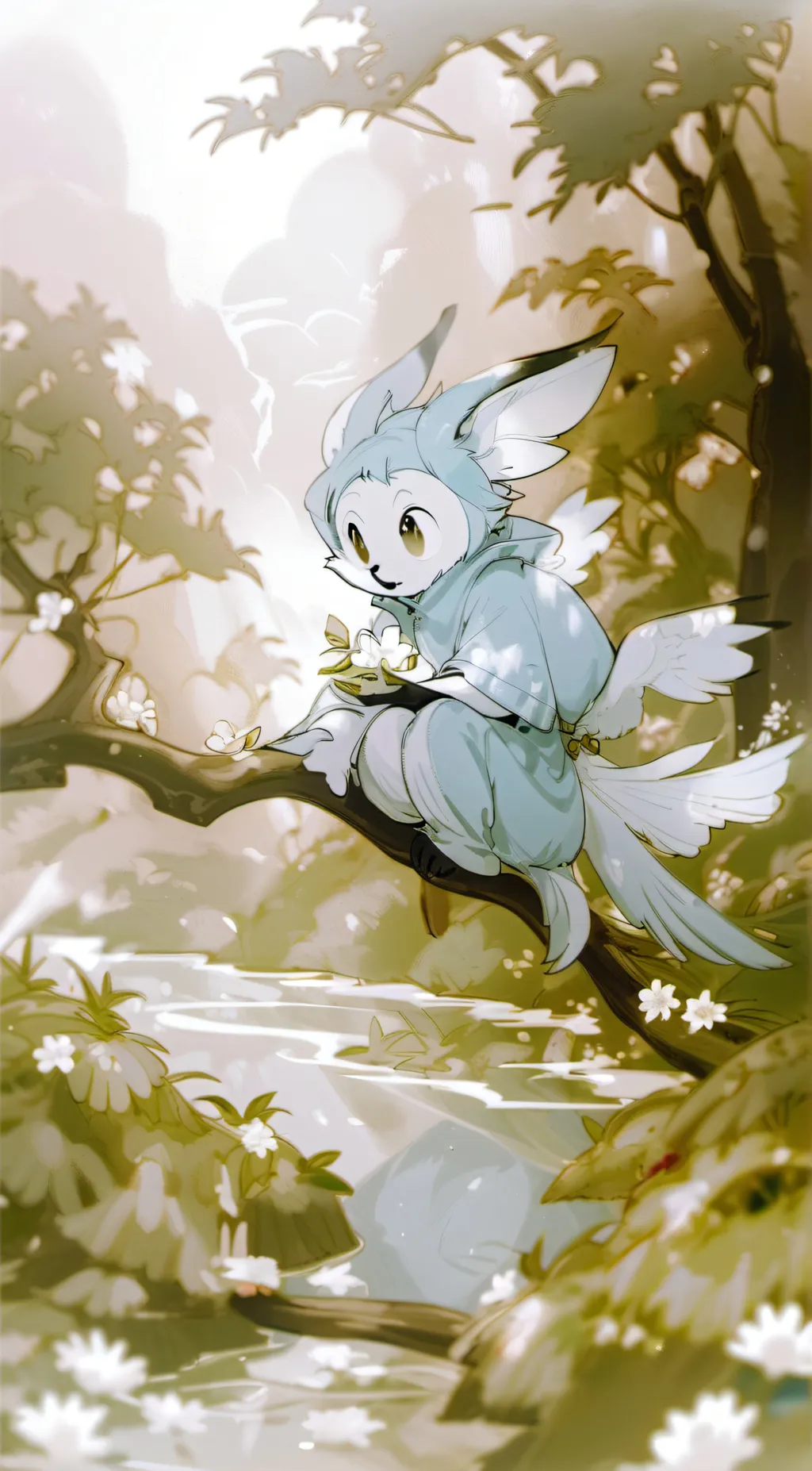 ai character: piplup background