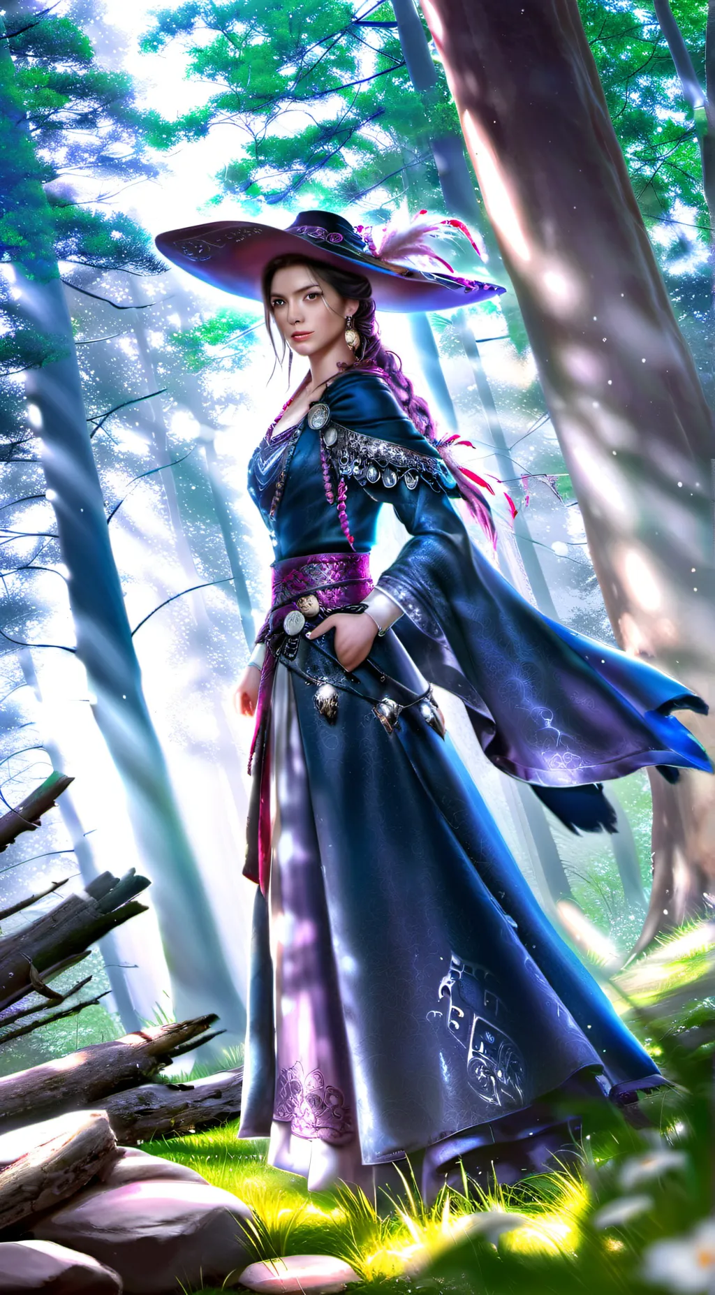 ai character: Crystal background