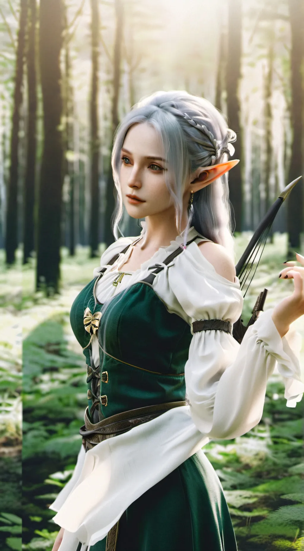 ai character: Kasandra Elf background