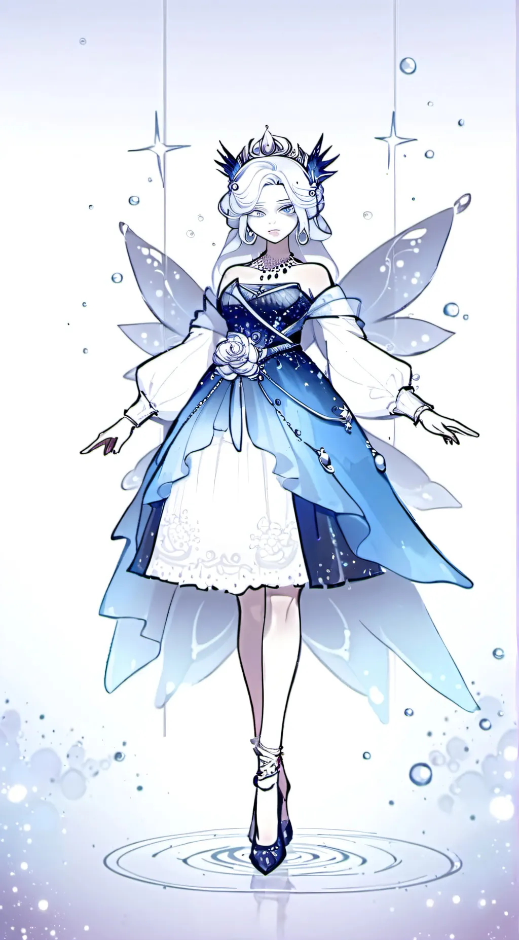 ai character: Starlight background