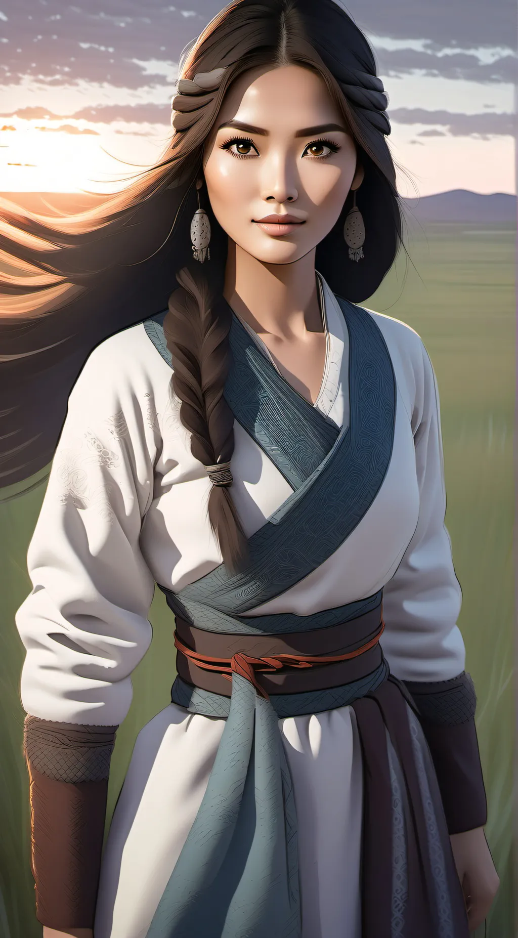ai character: Khulan background