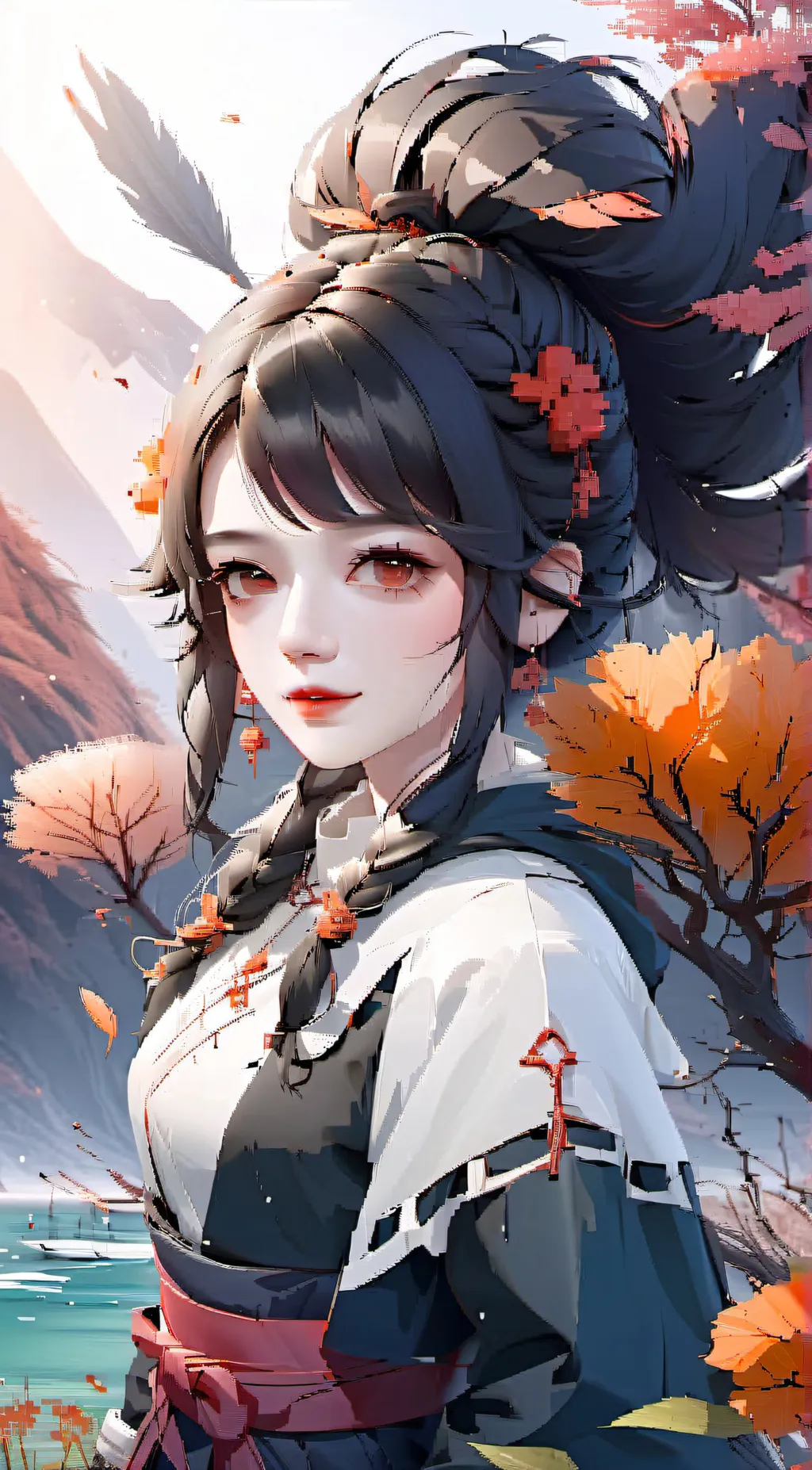 ai character: Jennifer  background