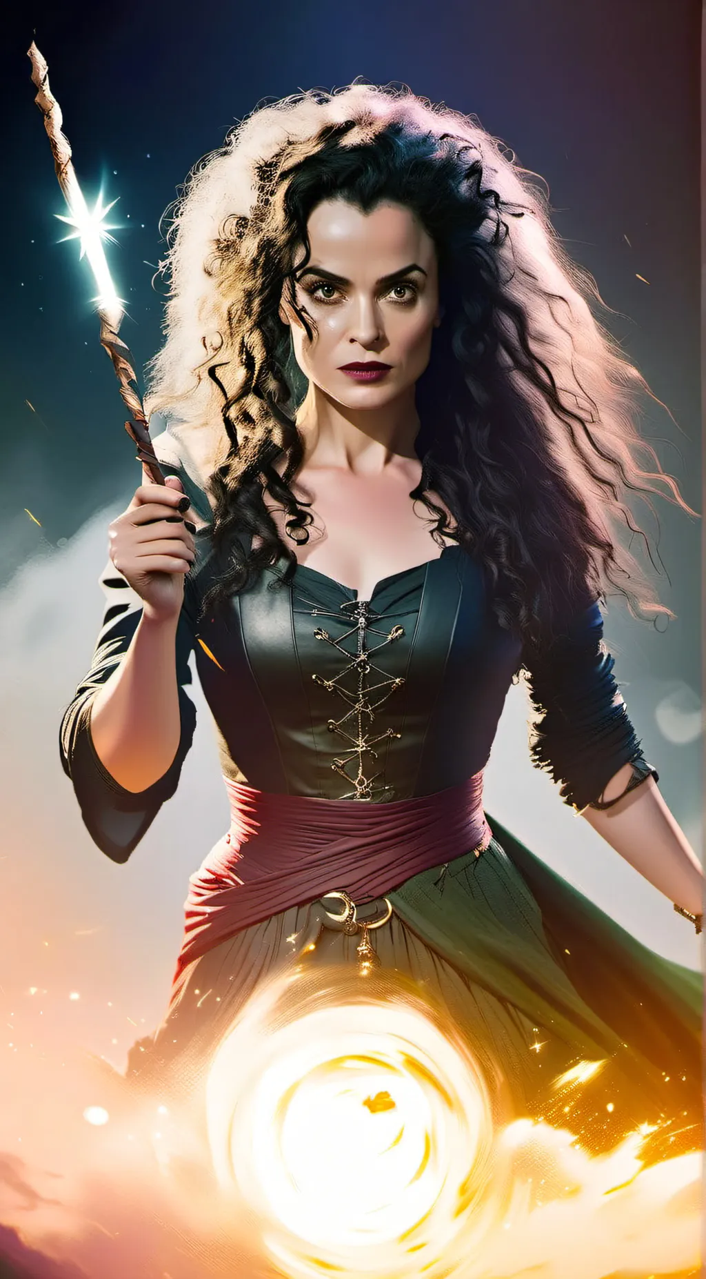 ai character: Bellatrix  background