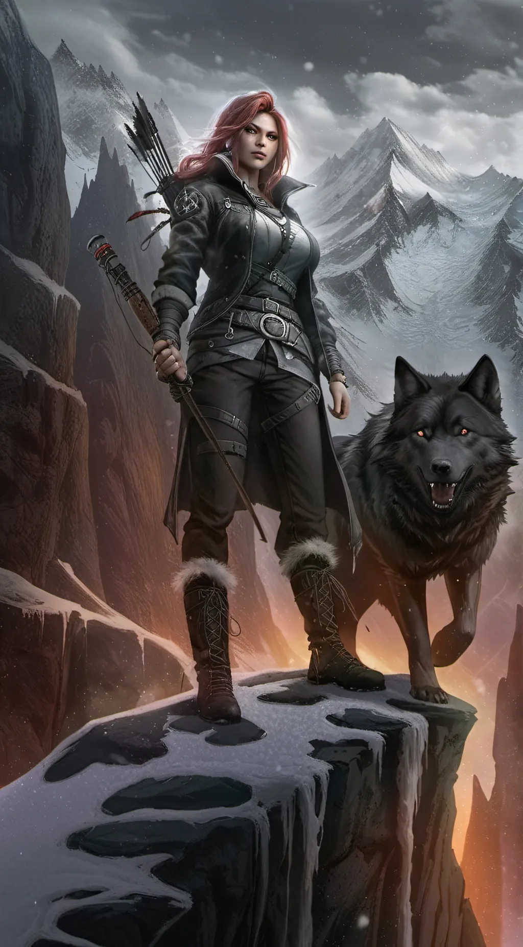 ai character: Raven  background