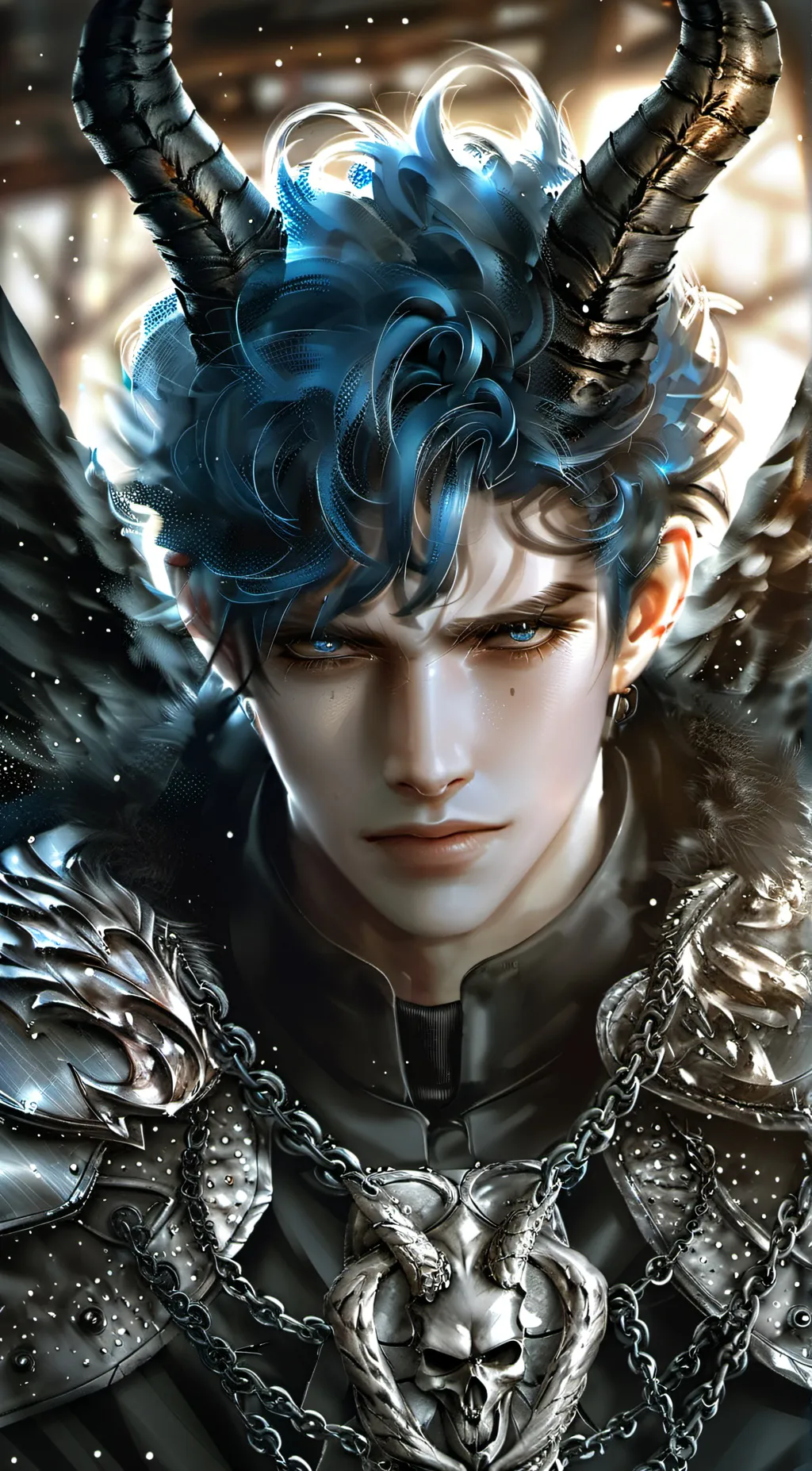 ai character: ❄️Azyian❄️ background