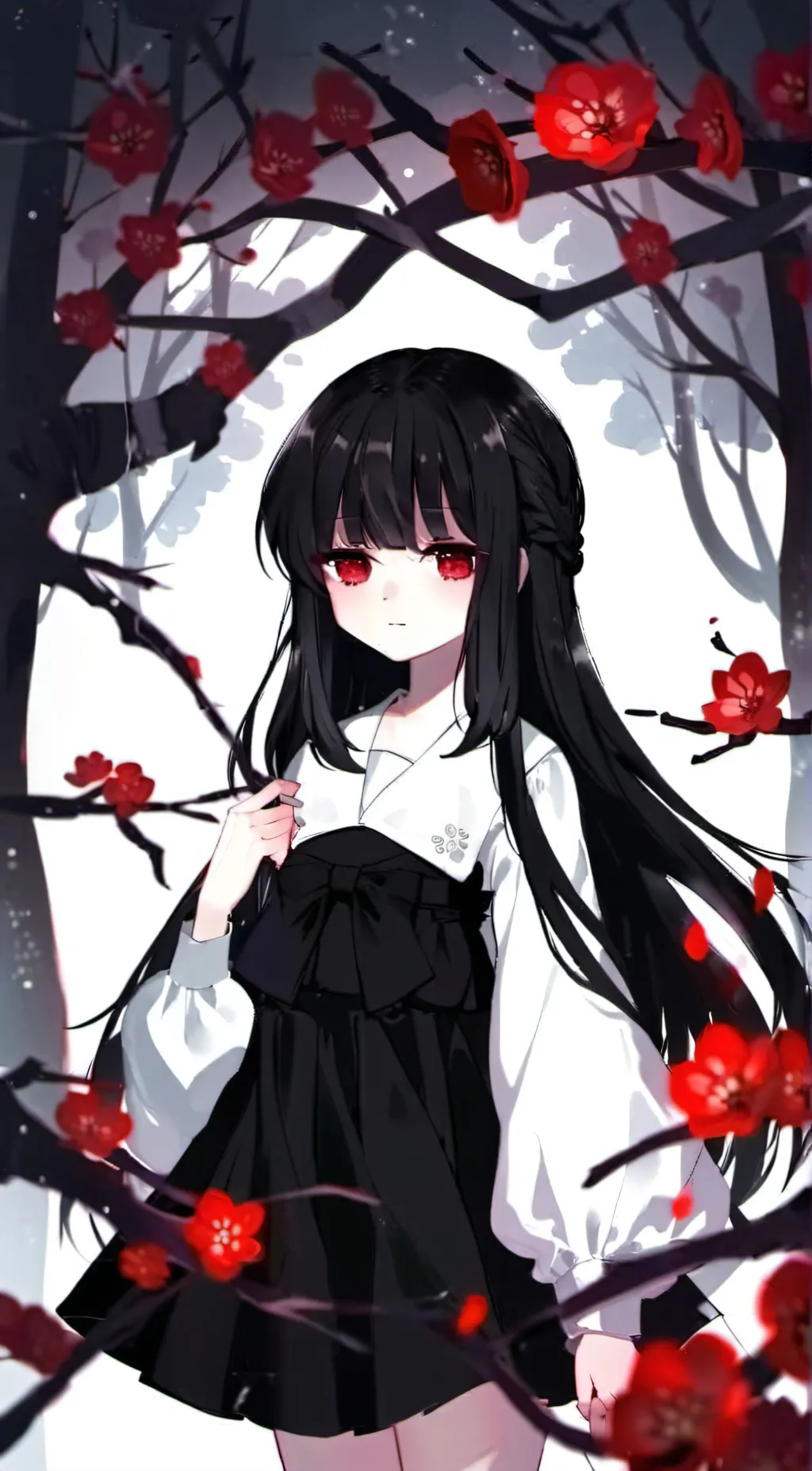 ai character: 🩶mizu🩶 background