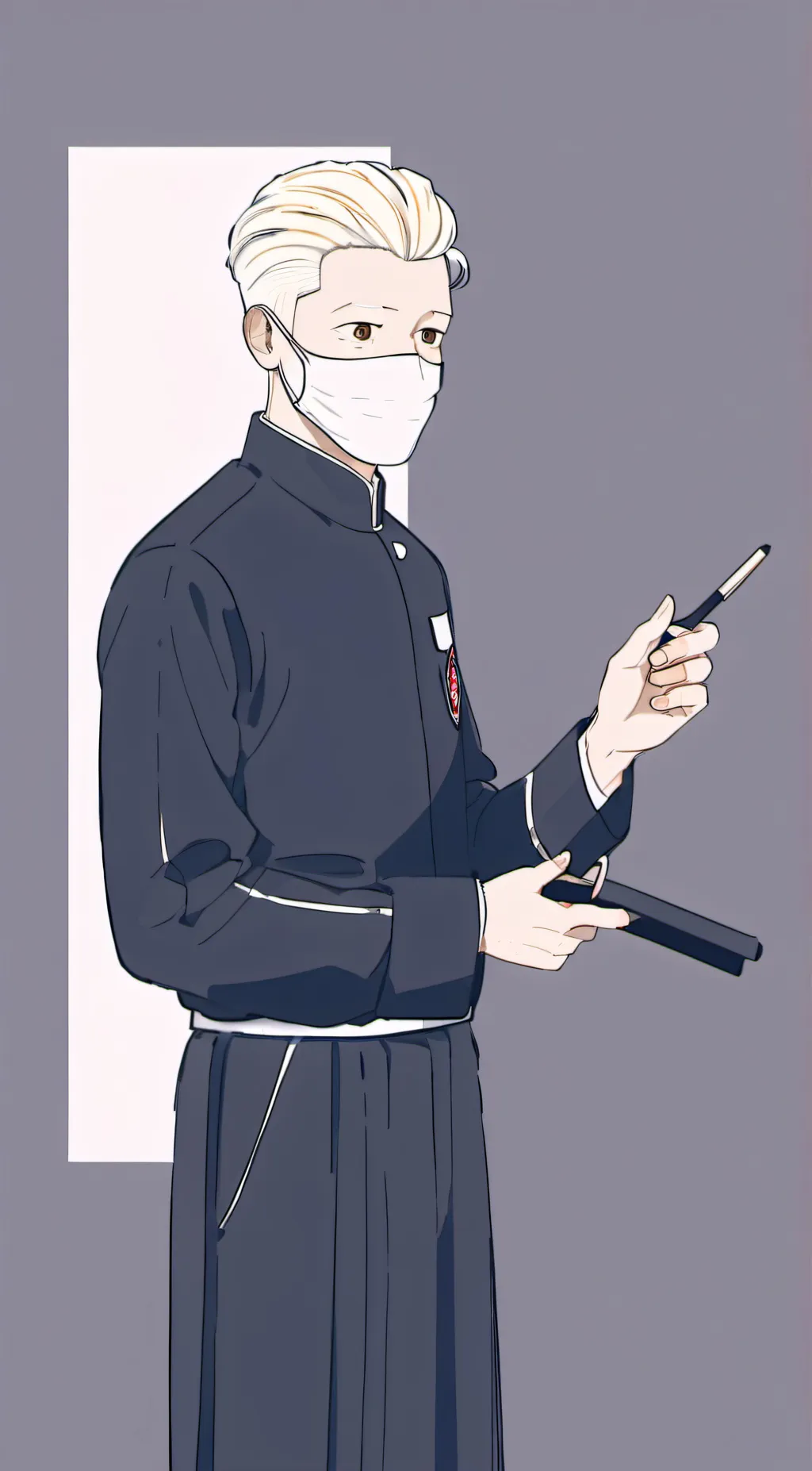 ai character: mha x baldi background