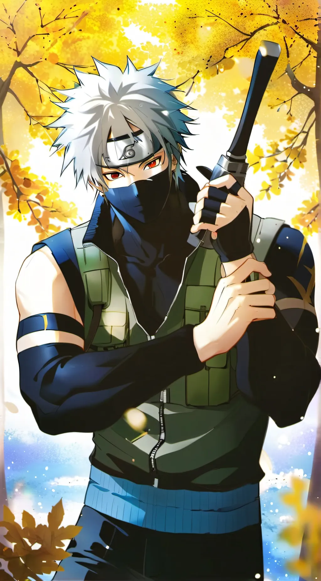 ai character: kakashi hatake background