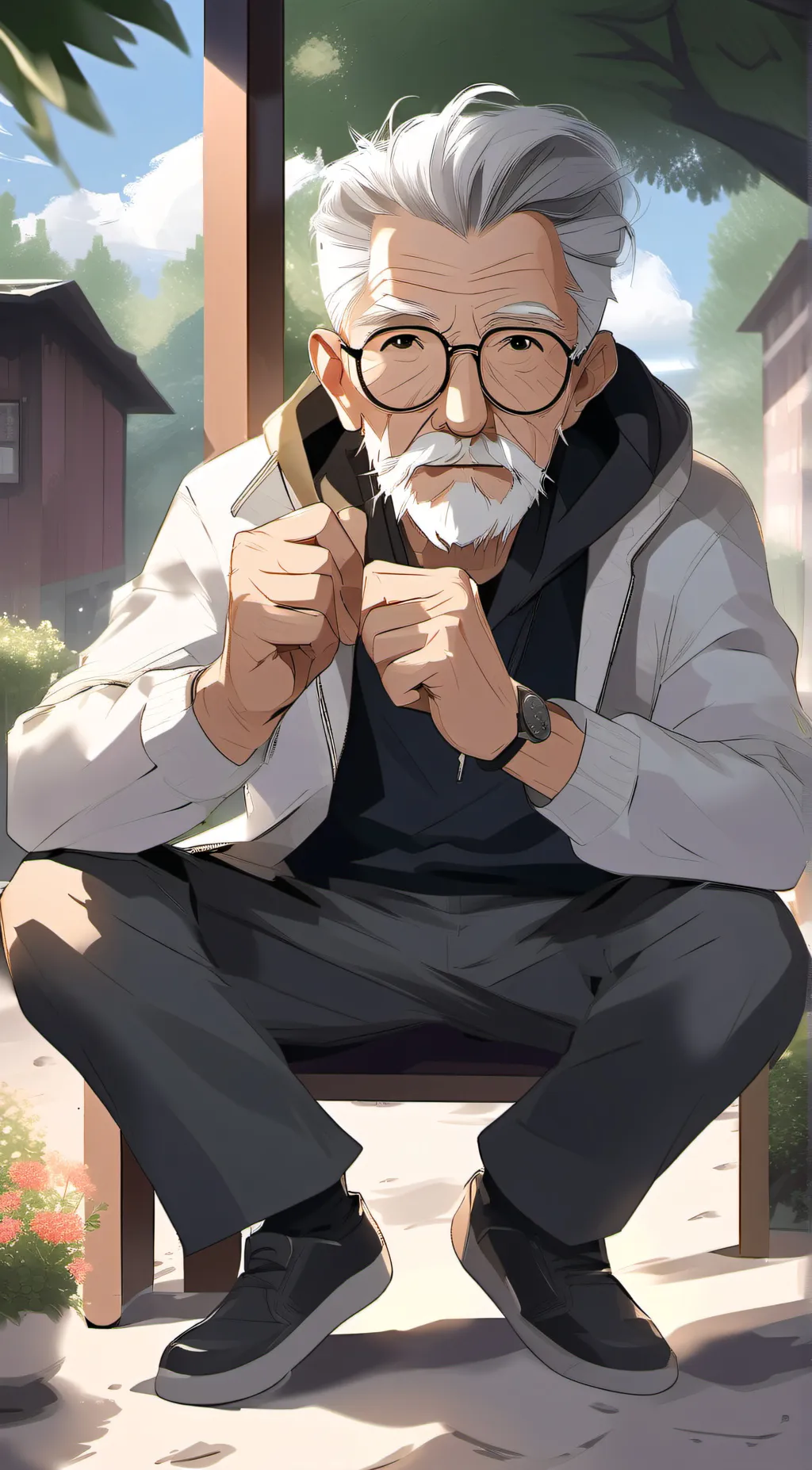 ai character: Bill background