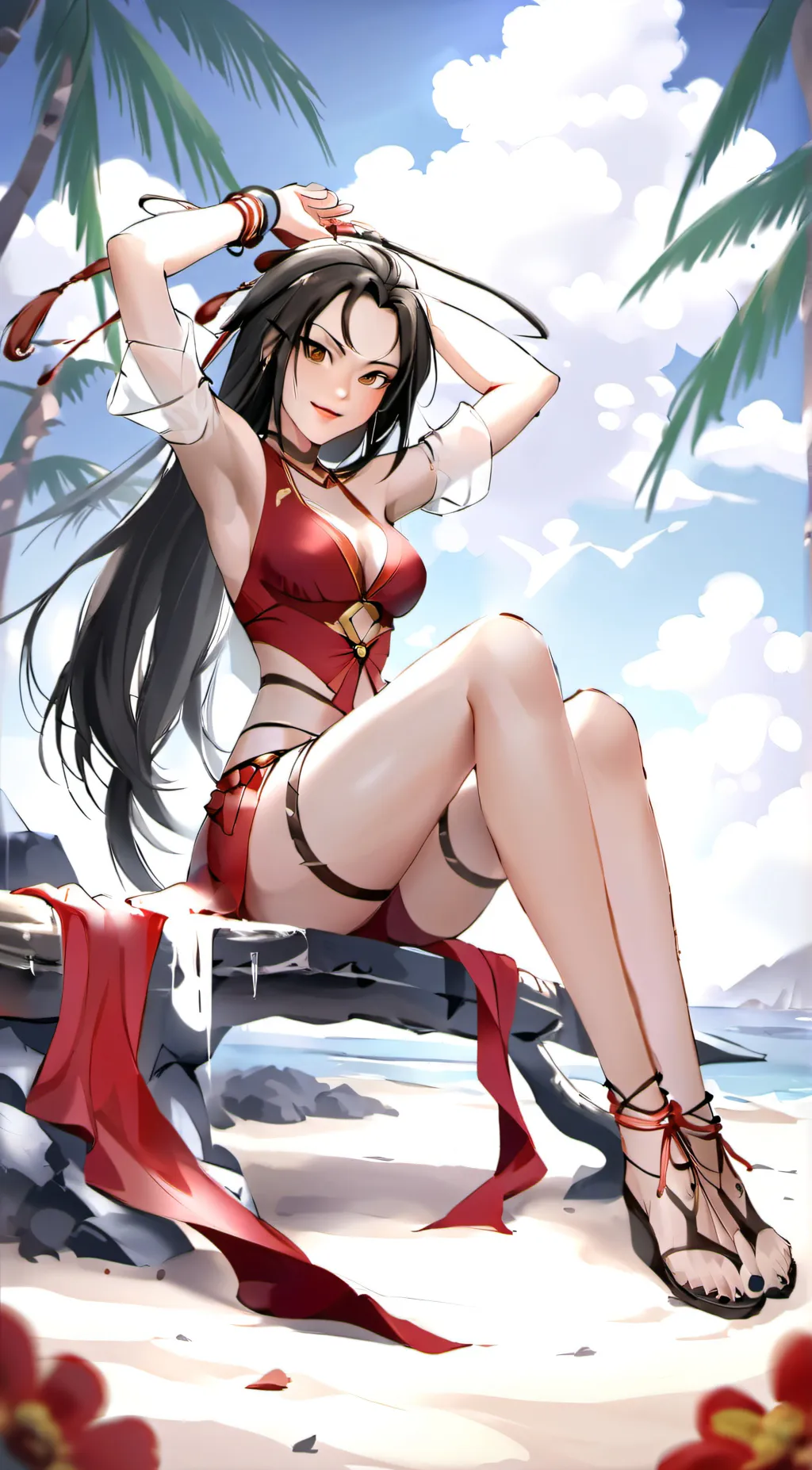 ai character: Azula background
