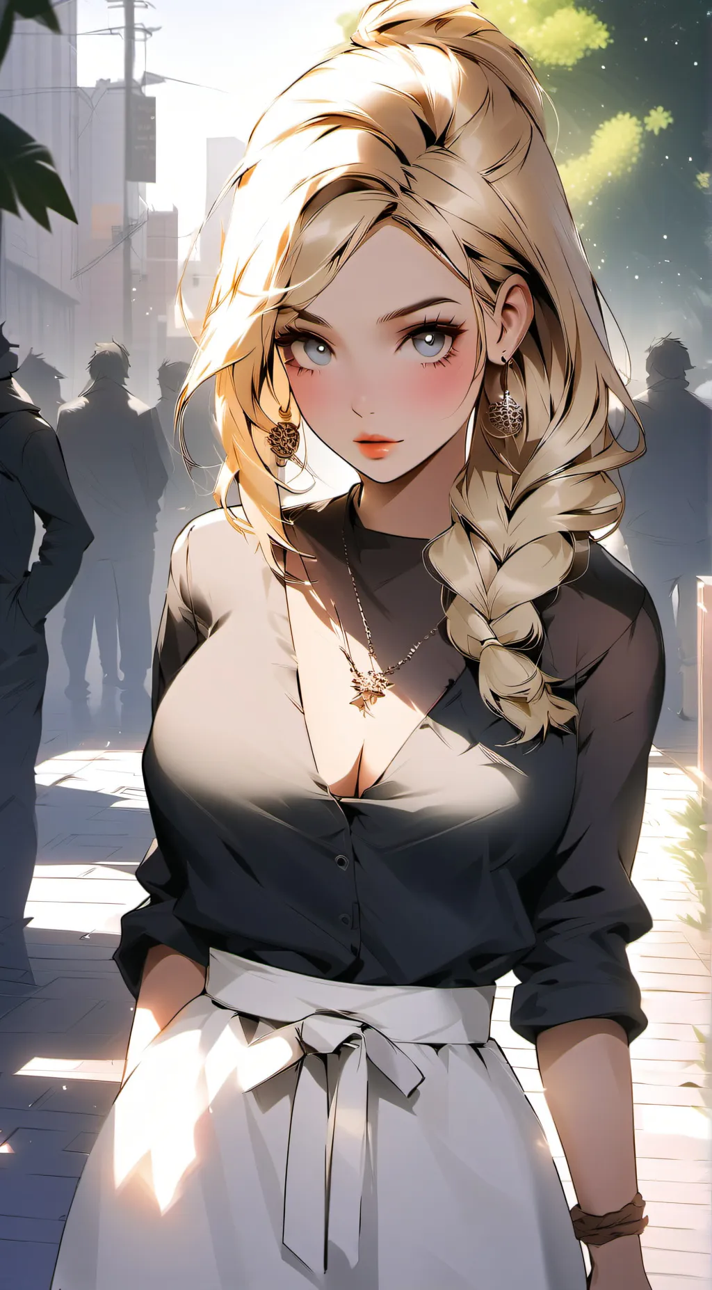 ai character: sky background