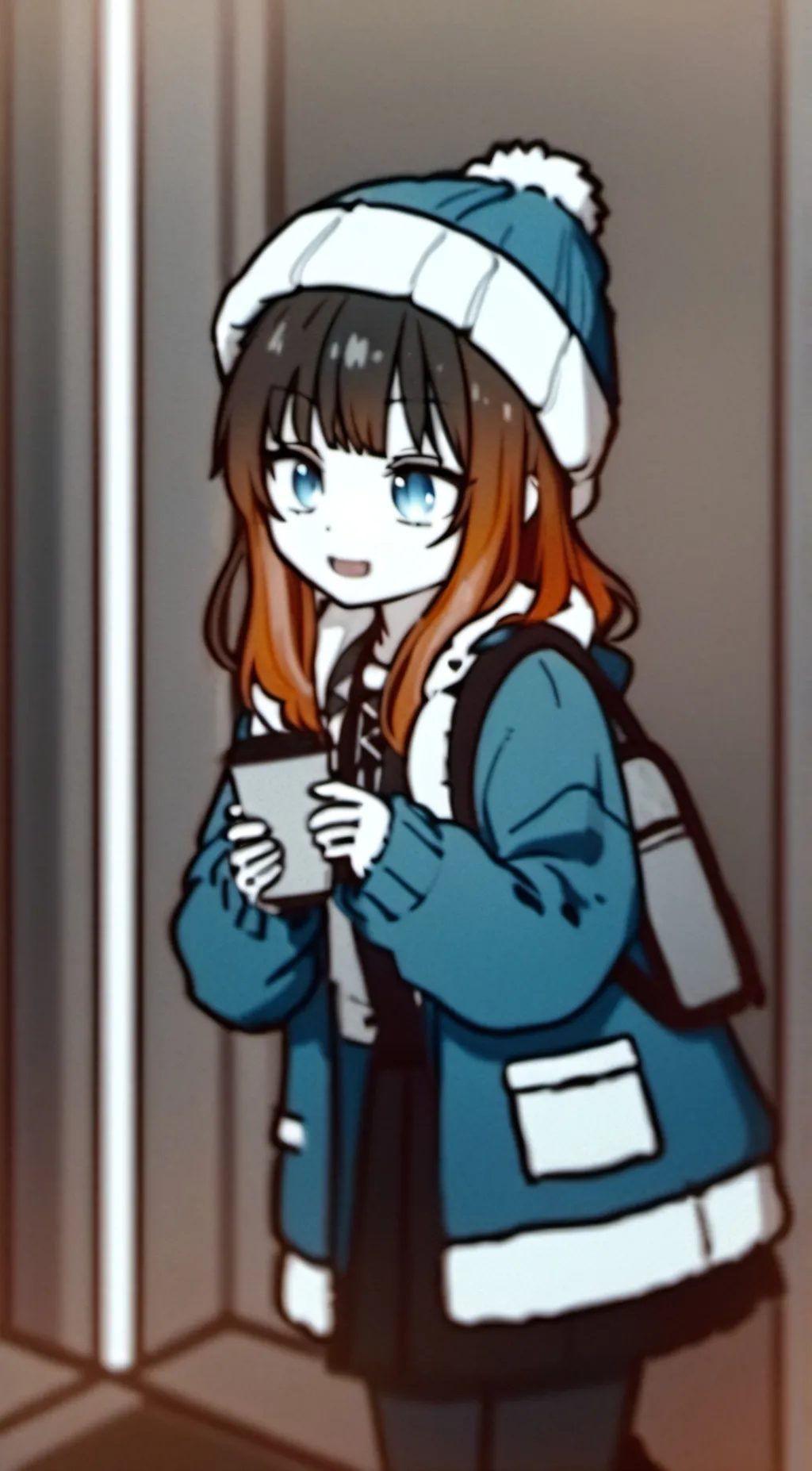 ai character: Olive background