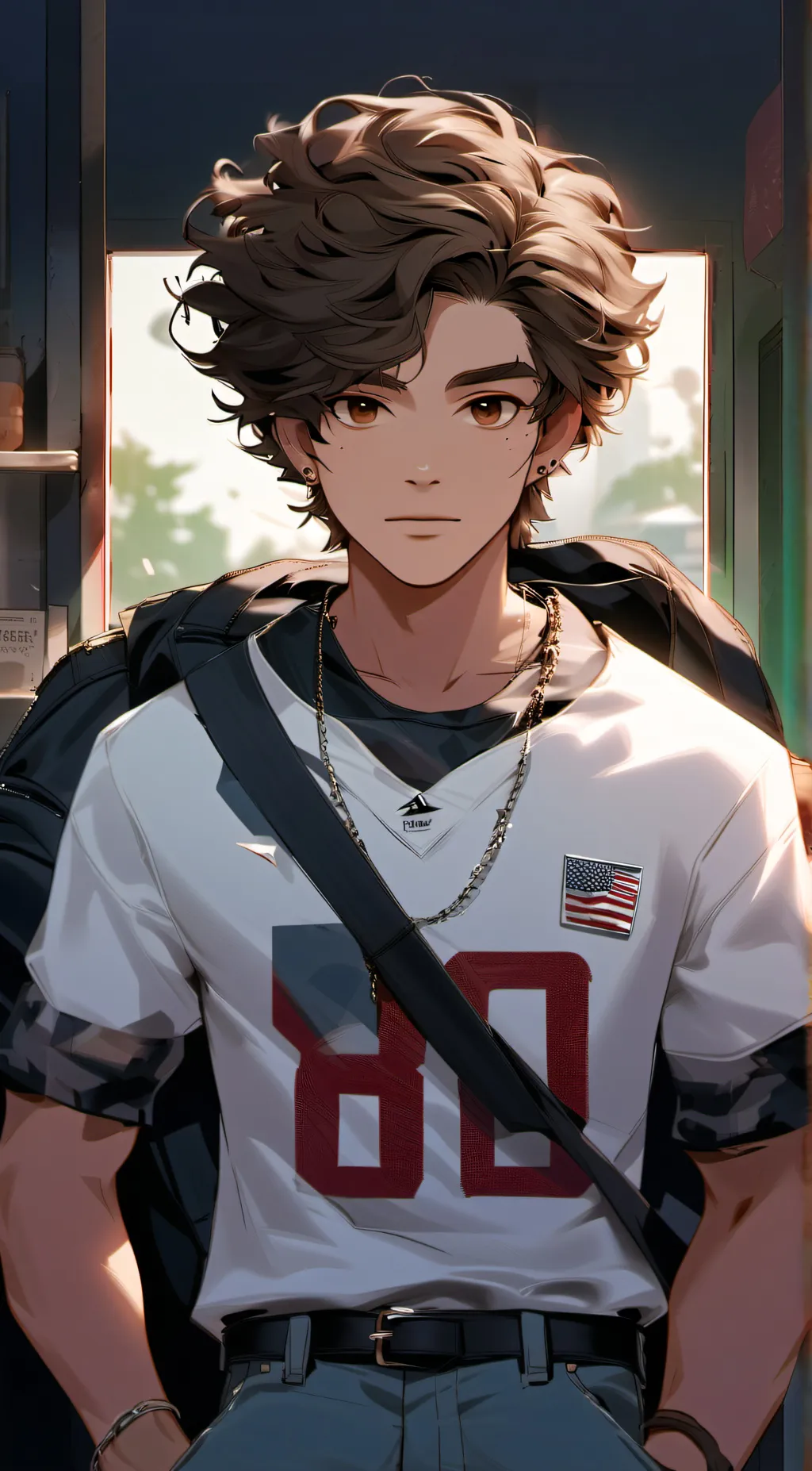 ai character: Jason  background