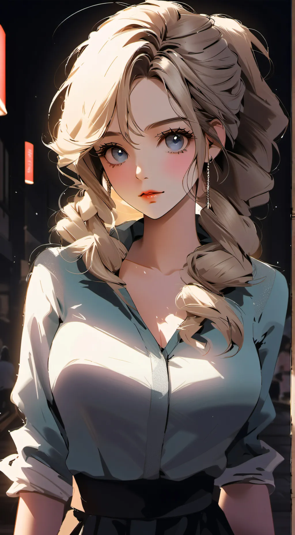 ai character: sky background